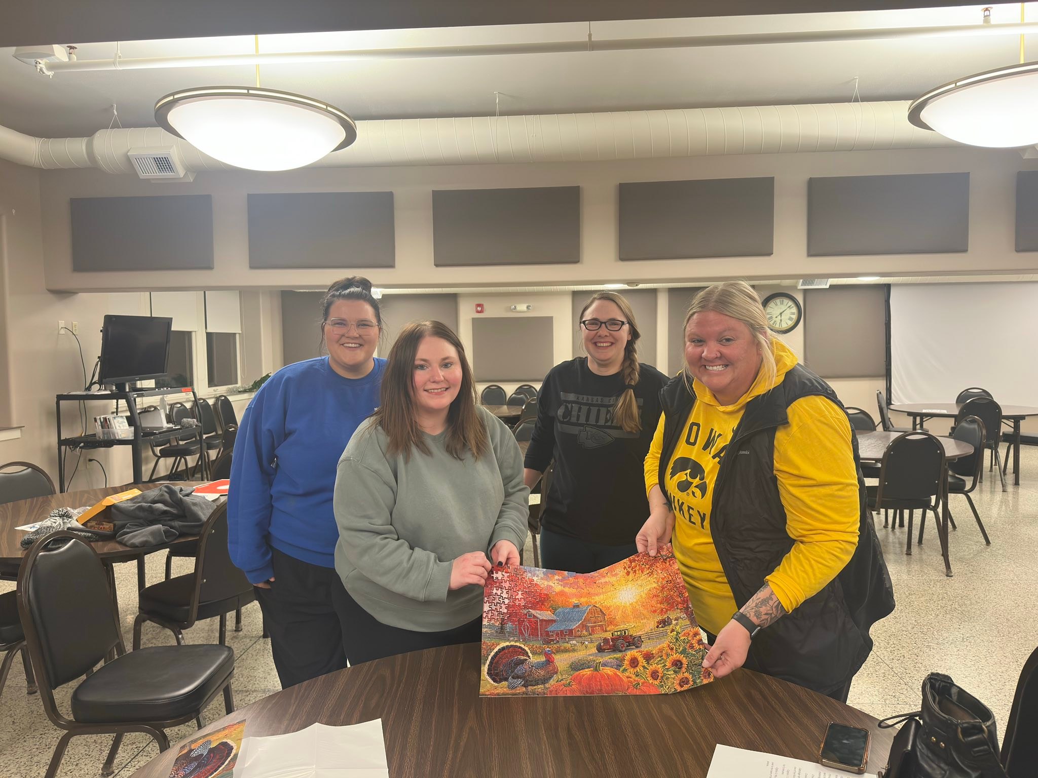 Spencer - The winners! They completed their puzzle, finished their ...