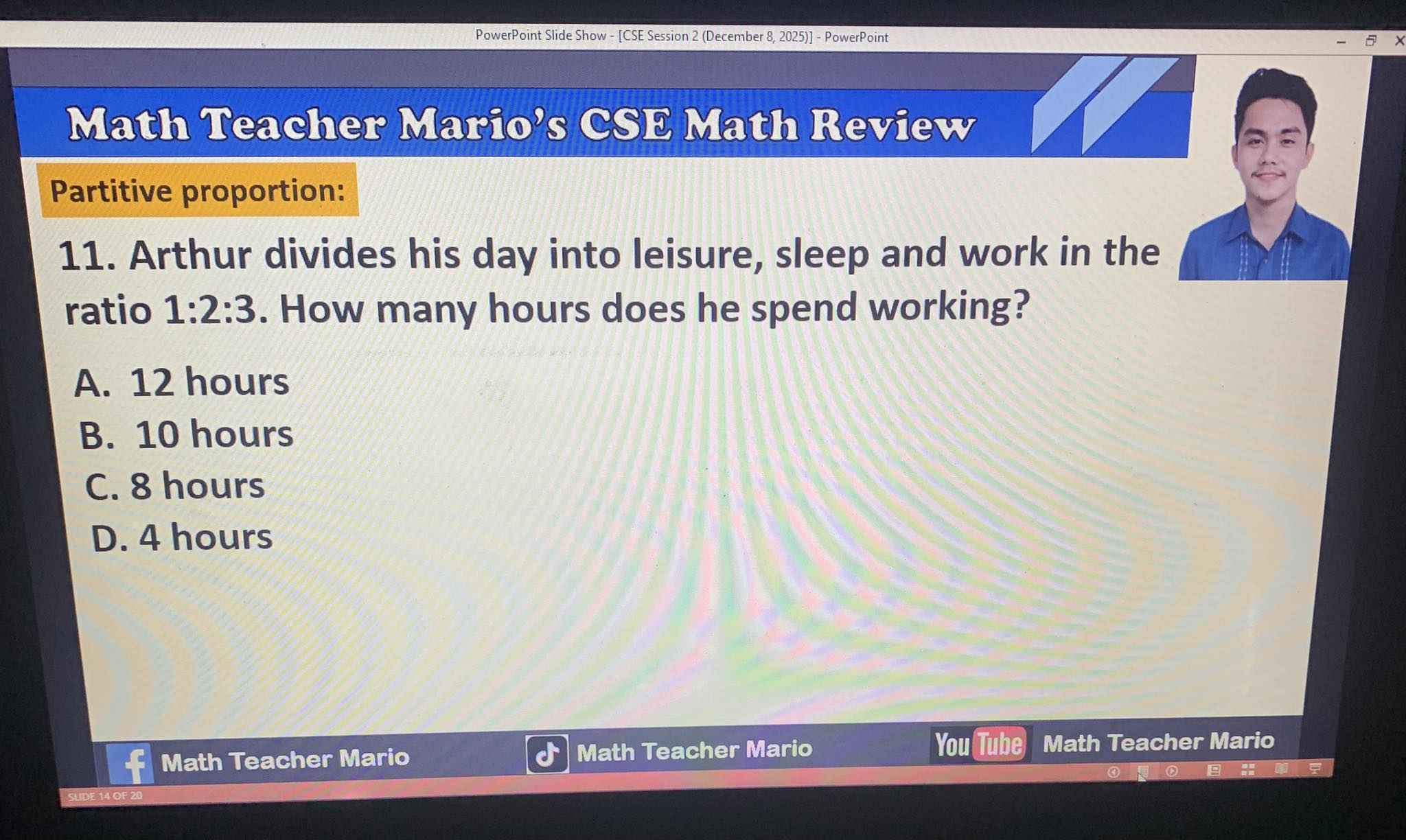 Partitive proportion review‼️ Comment... - Math Teacher Mario | Facebook