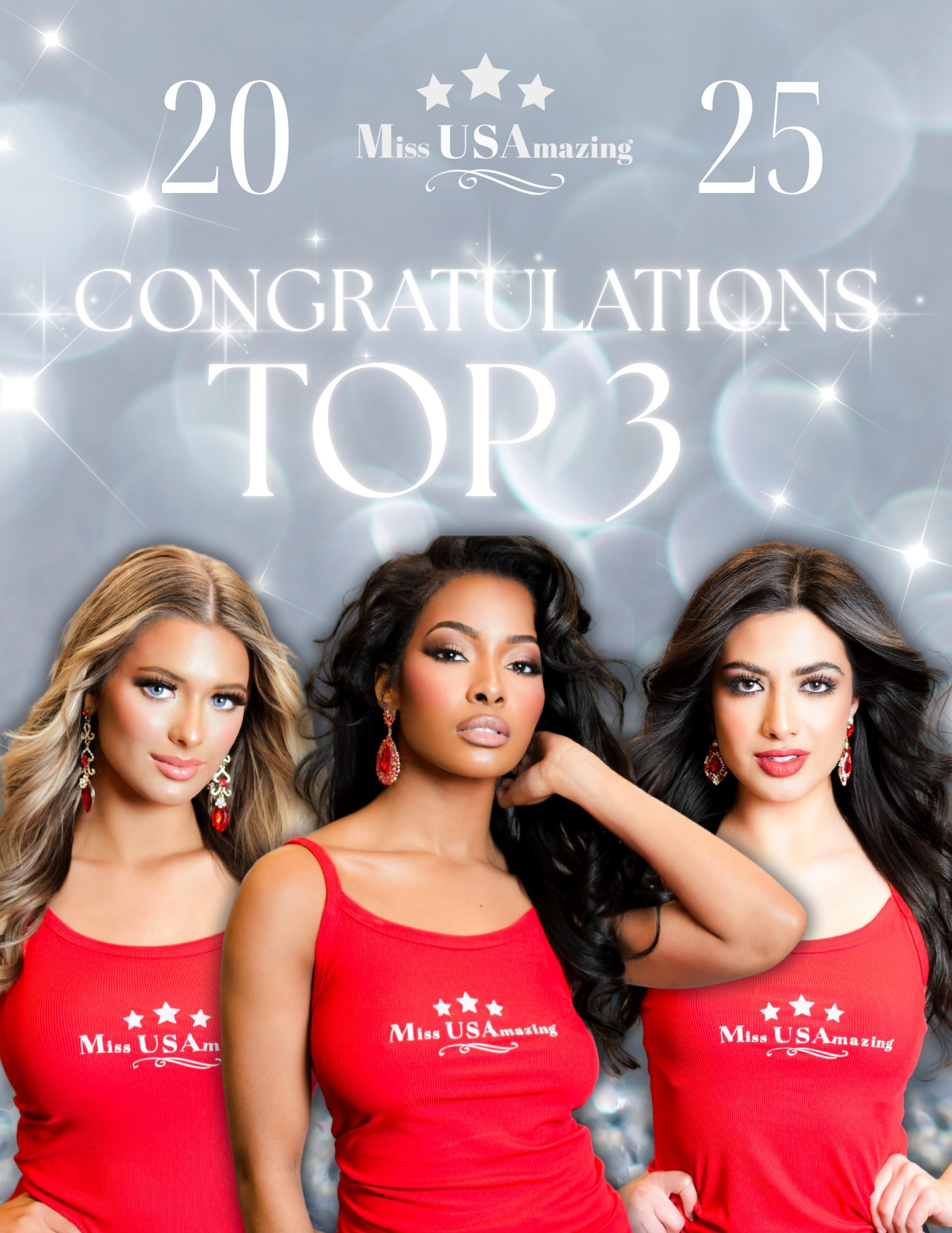 Miss USAmazing - Congratulations to the Top 3 of Miss USA... | Facebook