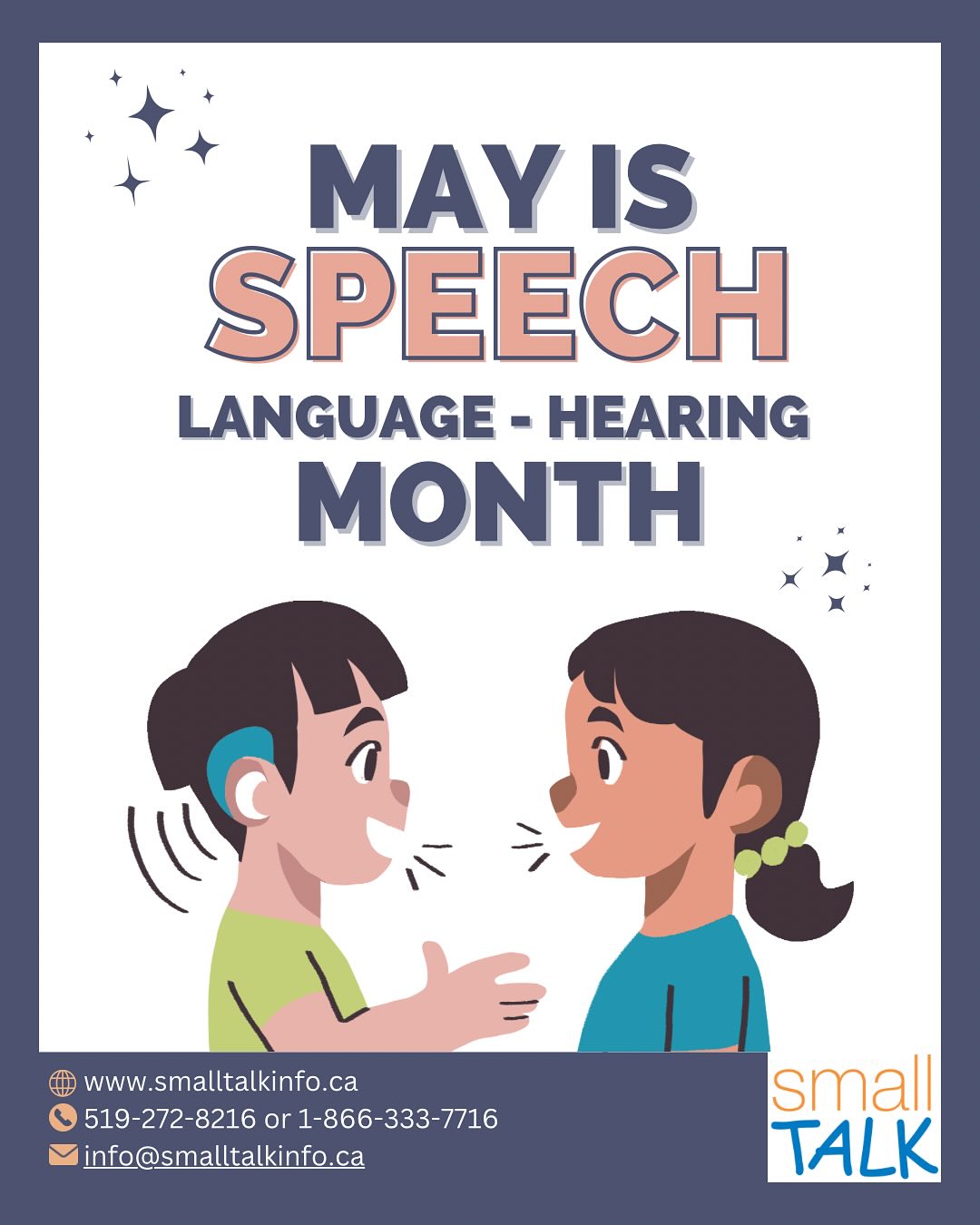 smallTALK: Preschool Speech Language Program | Stratford ON