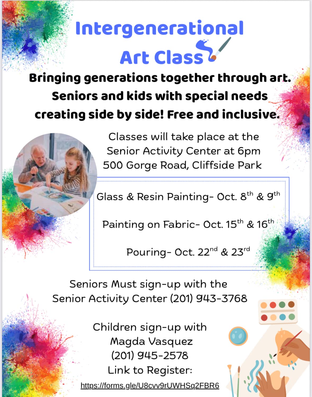 Borough - Intergenerational Art Class! Bringing generations together ...