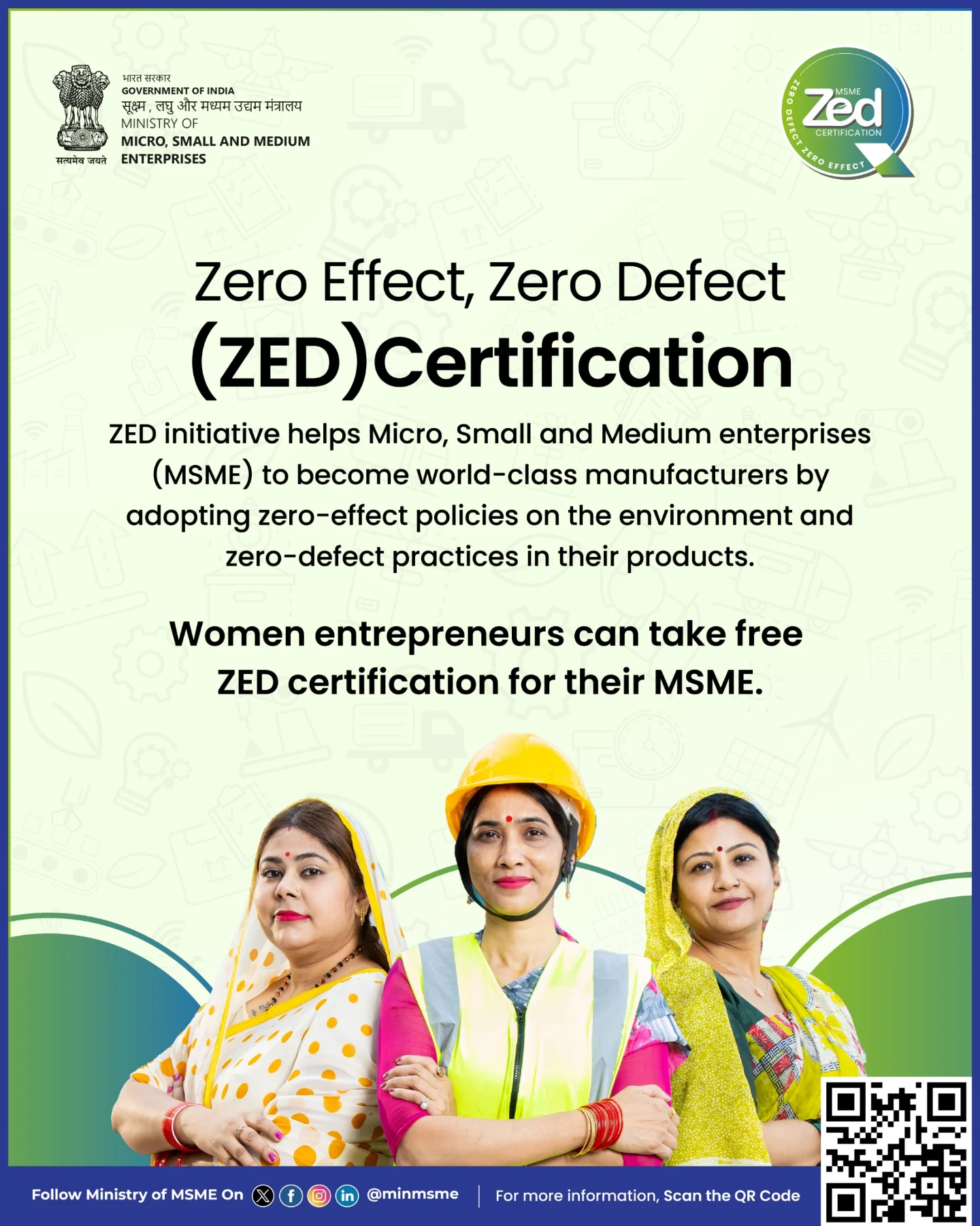 The ZED (Zero Defect Zero Effect) initiative helps MSMEs become world ...