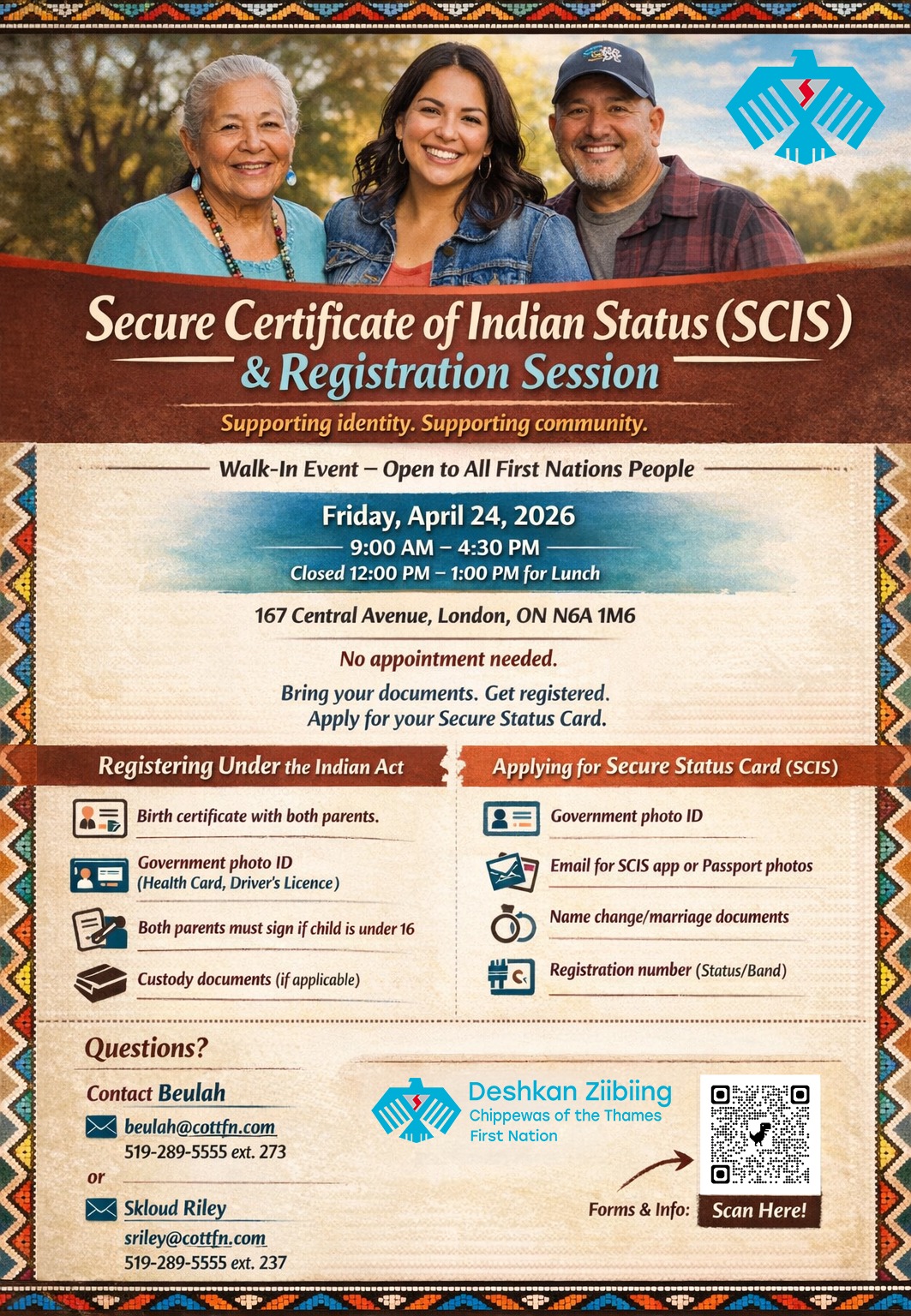 Chippewa - Walk-In Secure Certificate of Indian Status (SCIS ...