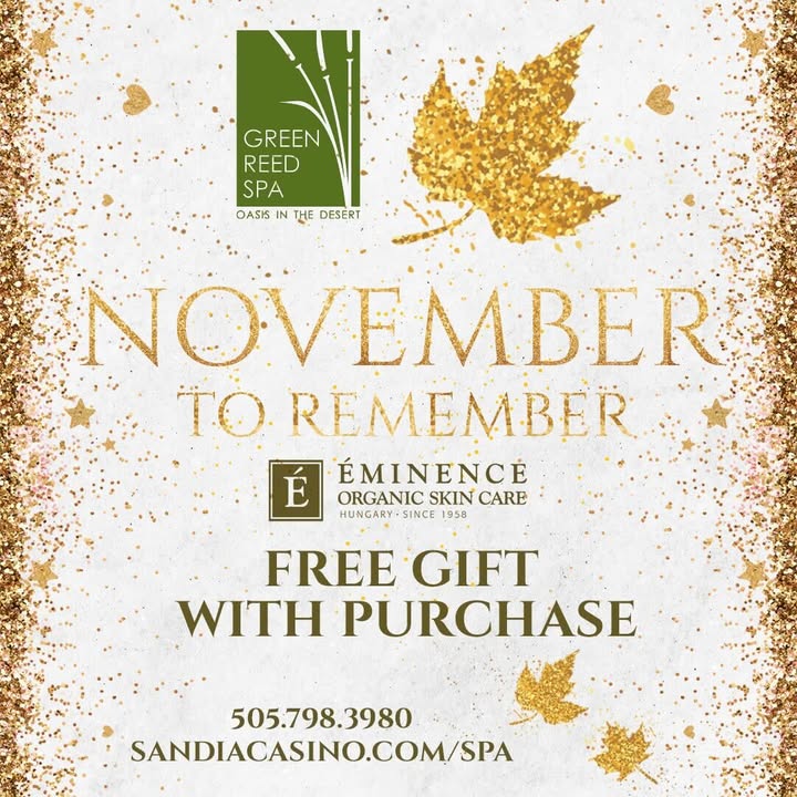 Sandia - Make it a November to Remember! Get a FREE Eminence Bamboo ...