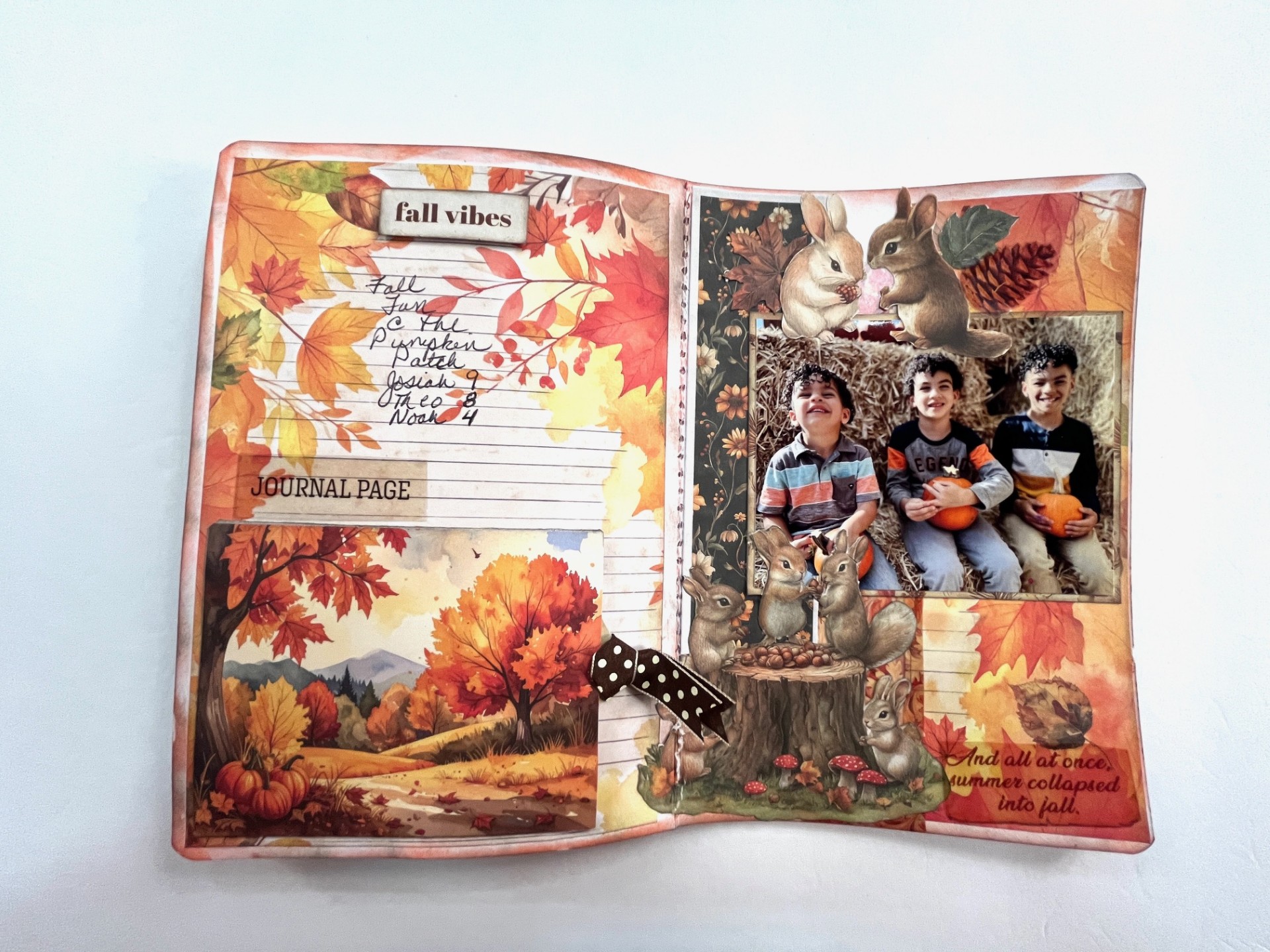 Paper - Fall feels captured perfectly! 🍂 This adorable Hello Fall Junk ...