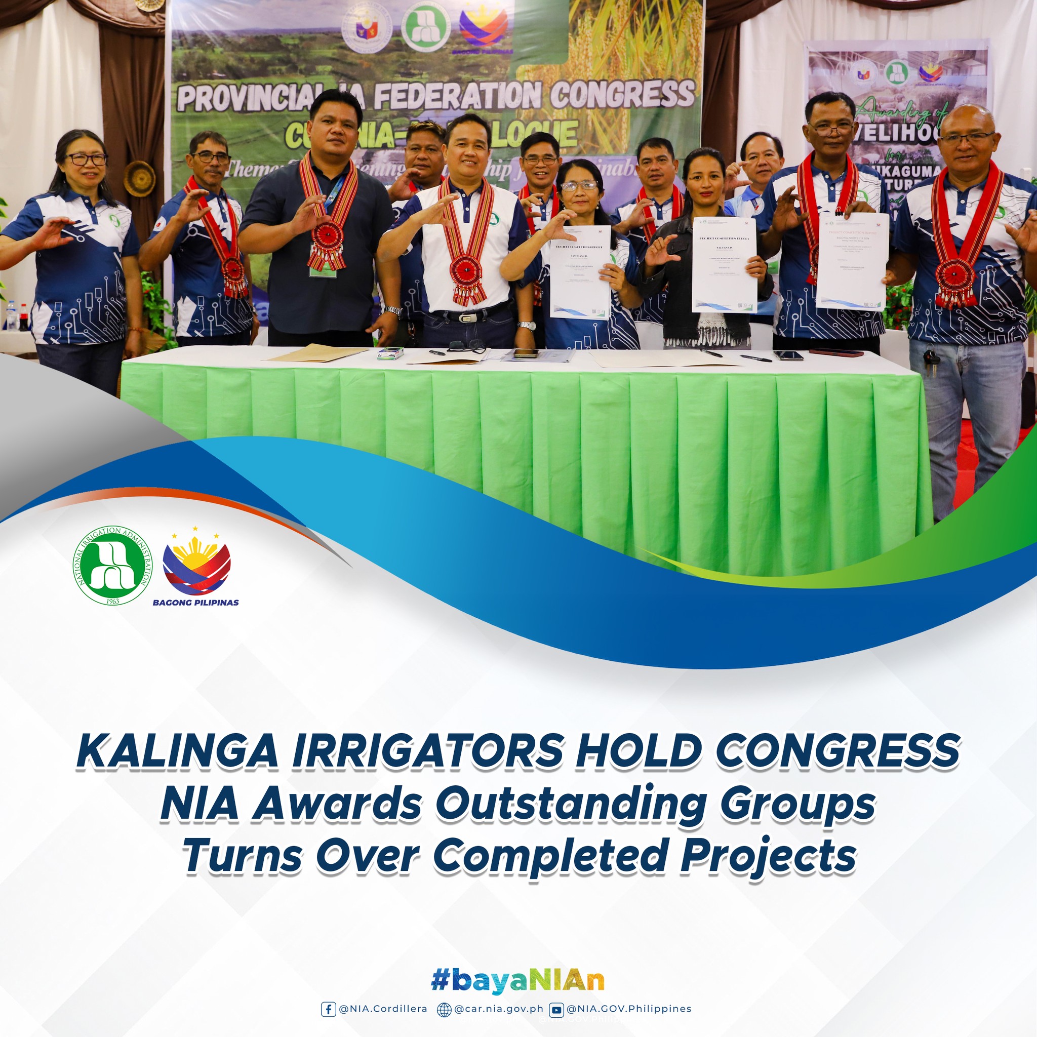 NIA Cordillera - 𝗞𝗔𝗟𝗜𝗡𝗚𝗔 𝗜𝗥𝗥𝗜𝗚𝗔𝗧𝗢𝗥𝗦 𝗛𝗢𝗟𝗗 𝗖𝗢𝗡𝗚𝗥𝗘𝗦𝗦, 𝗡𝗜𝗔... | Facebook