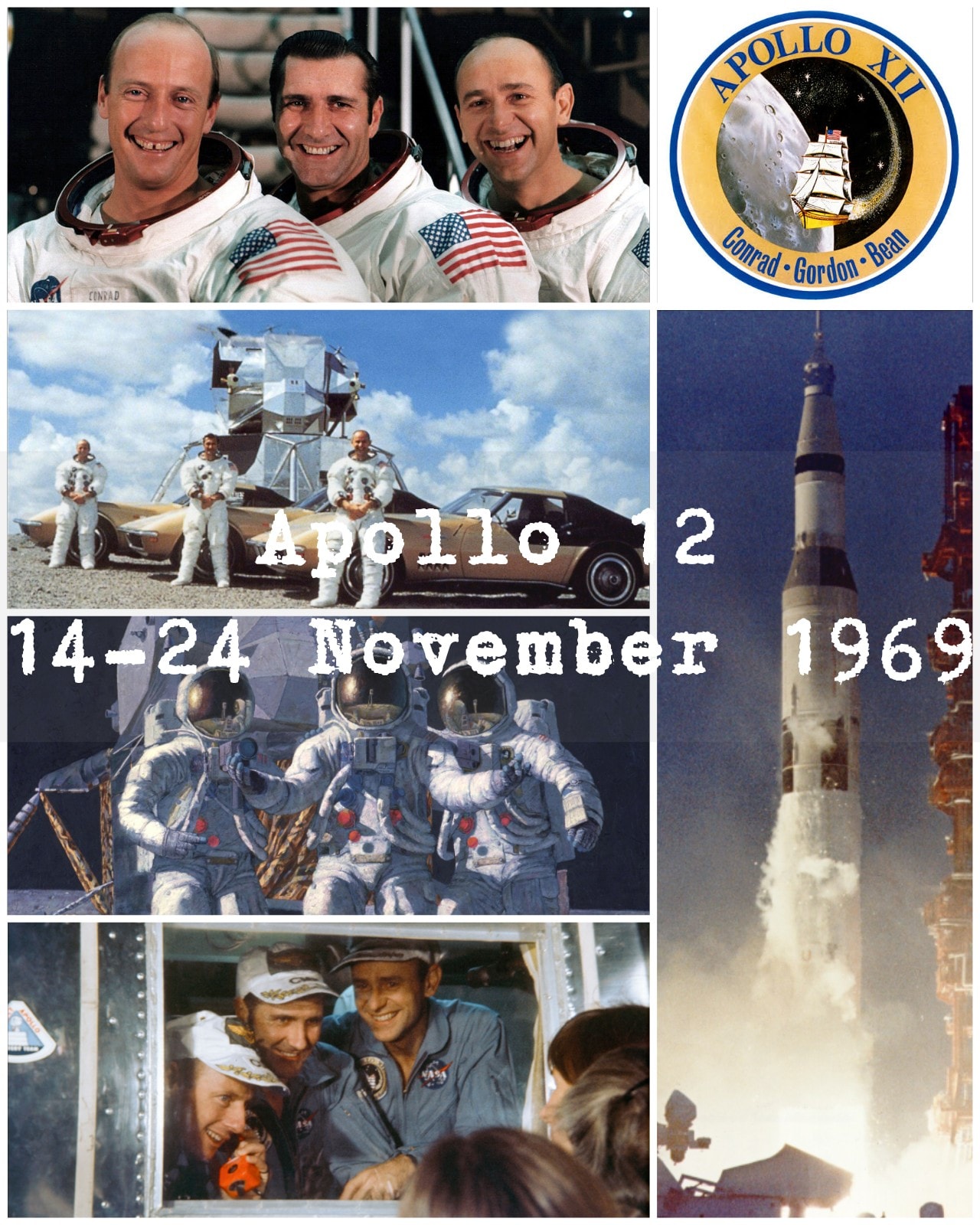On this day in 1969, lightning struck... - Space Geek Central | Facebook