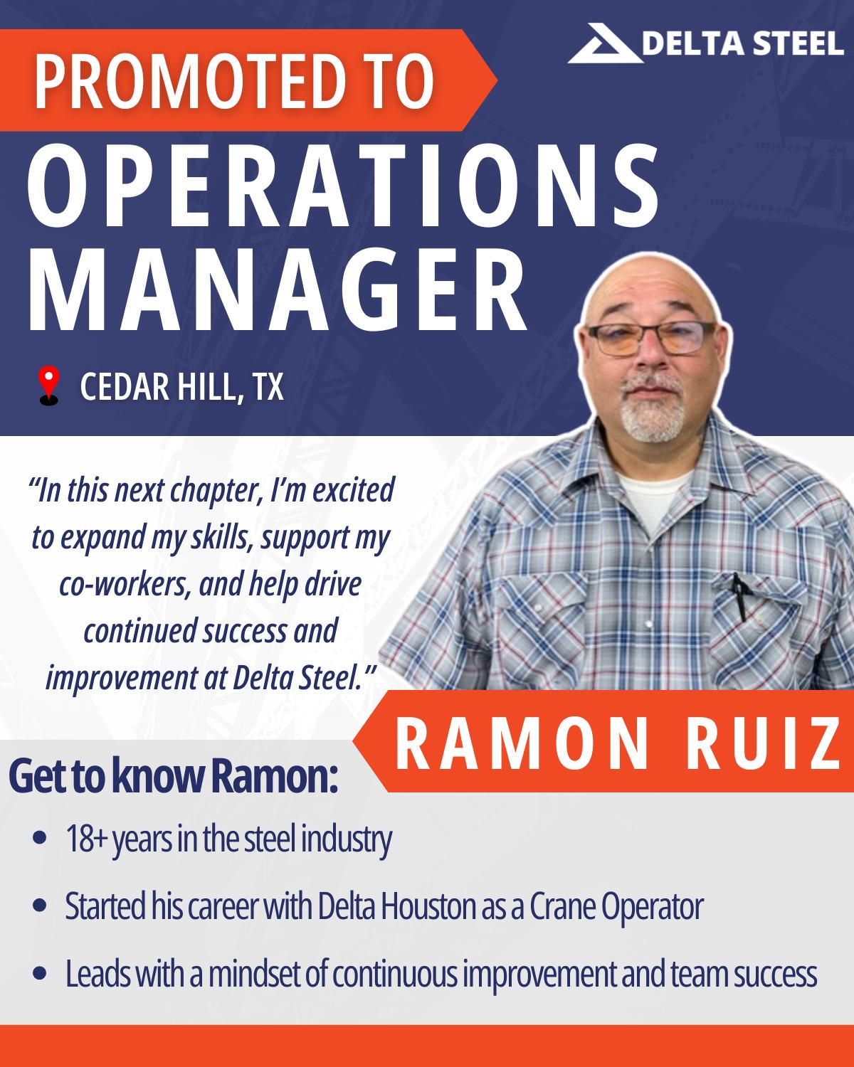Delta - Please join us in congratulating Ramon Ruiz on his promotion to ...