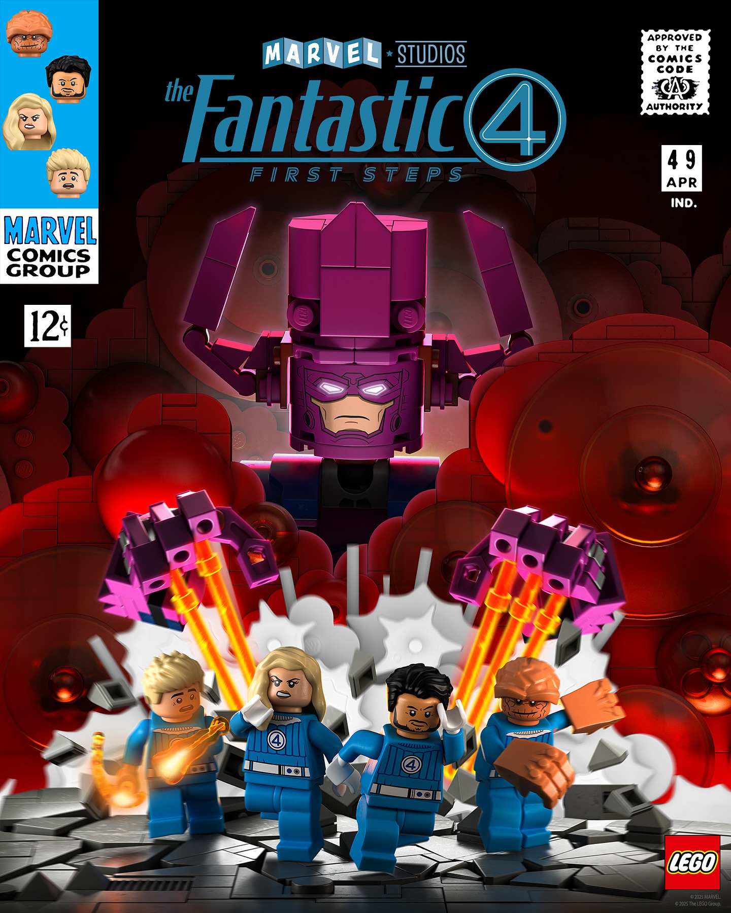 Funko - Marvel shared this awesome Fantastic Four X LEGO First Steps ...