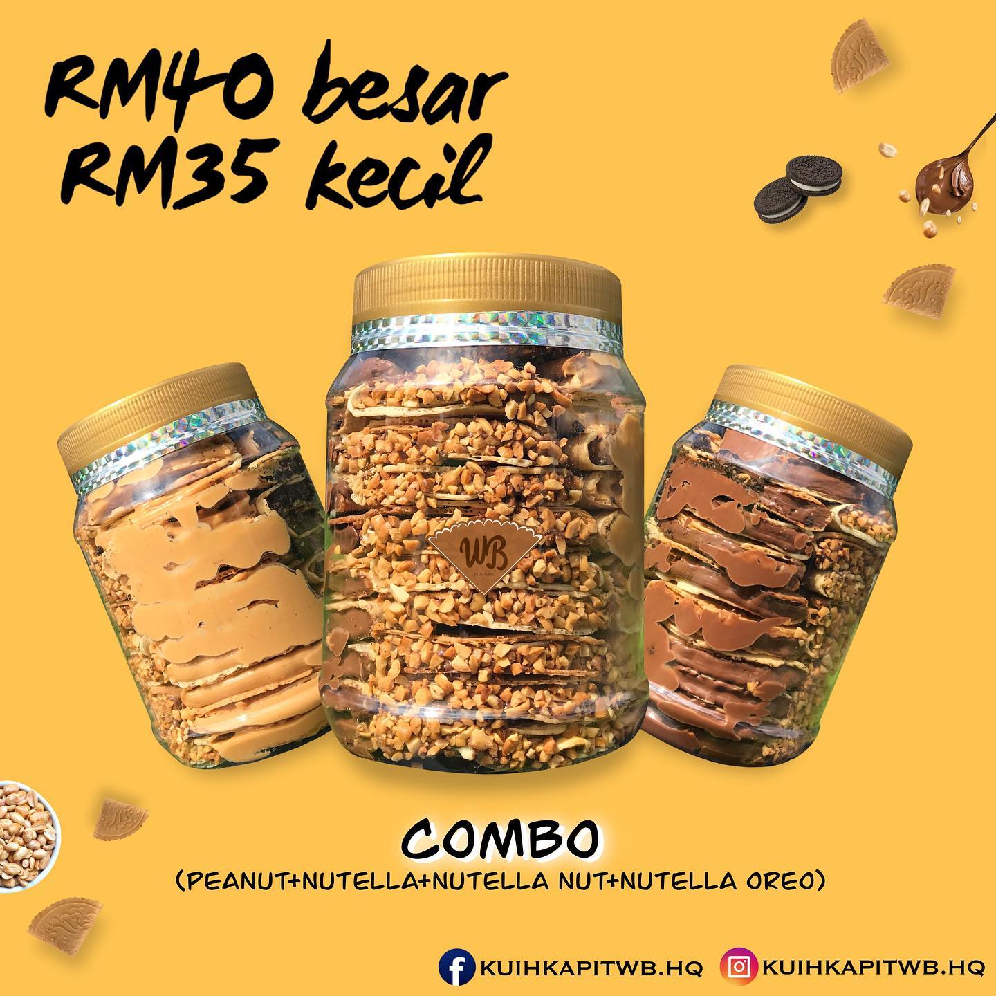 KUIH KAPIT BERPERISA (8... - Kuih Kapit Warisan Bonda HQ | Facebook