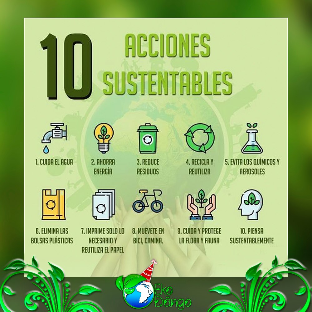EKO DÄNGO - 10 Consejos para cuidar el medio ambiente 😉