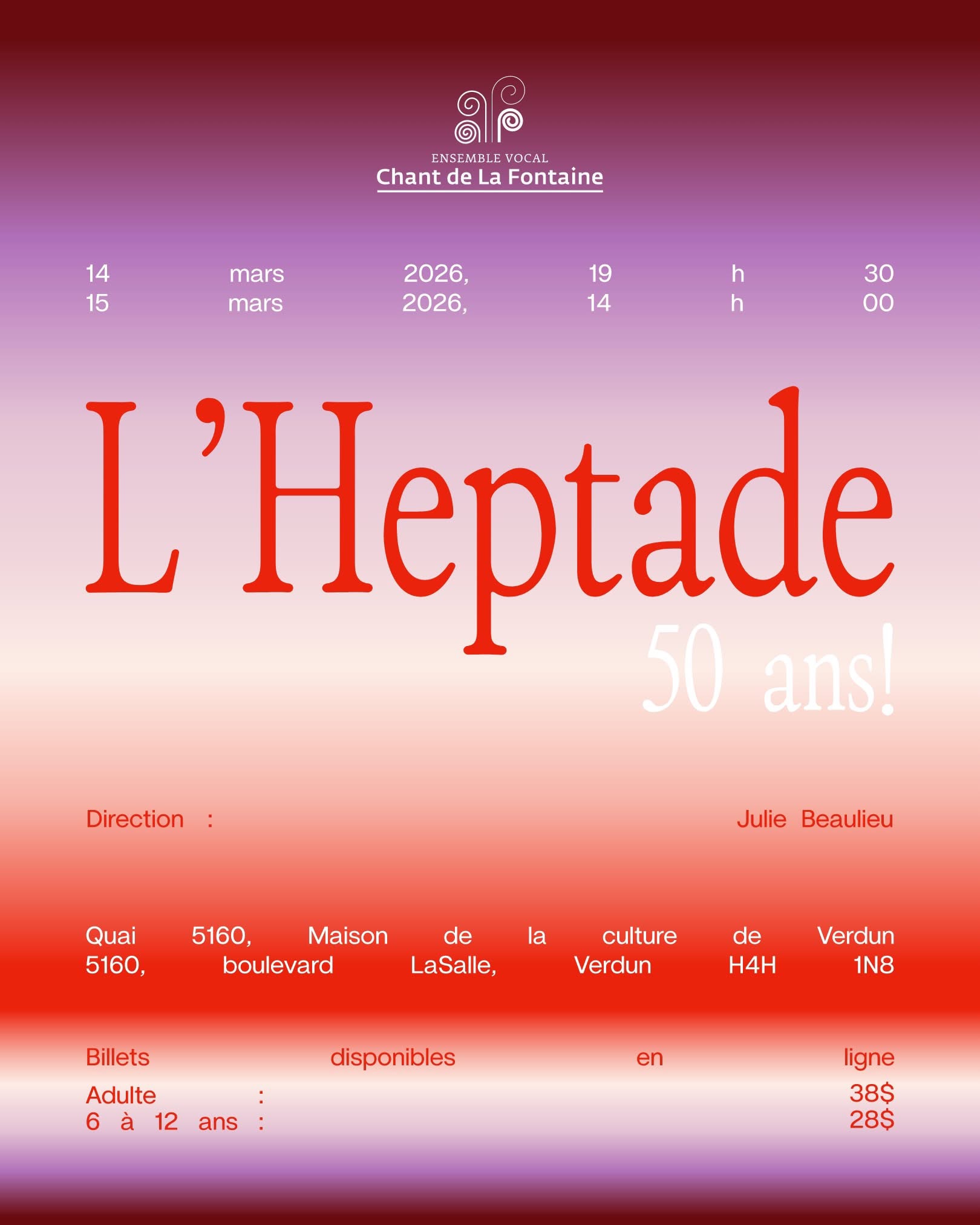 Ensemble vocal Chant de La Fontaine