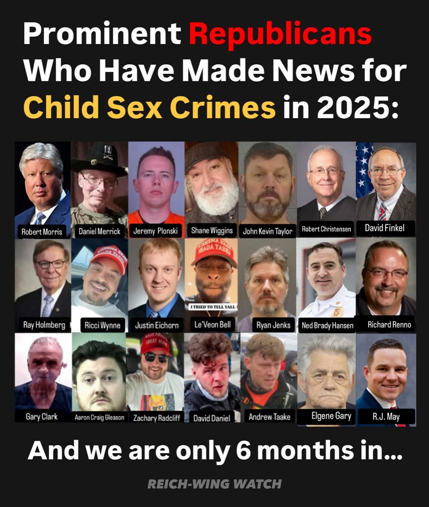 Strong - Republicans are the real dangerous criminals. From politicians ...