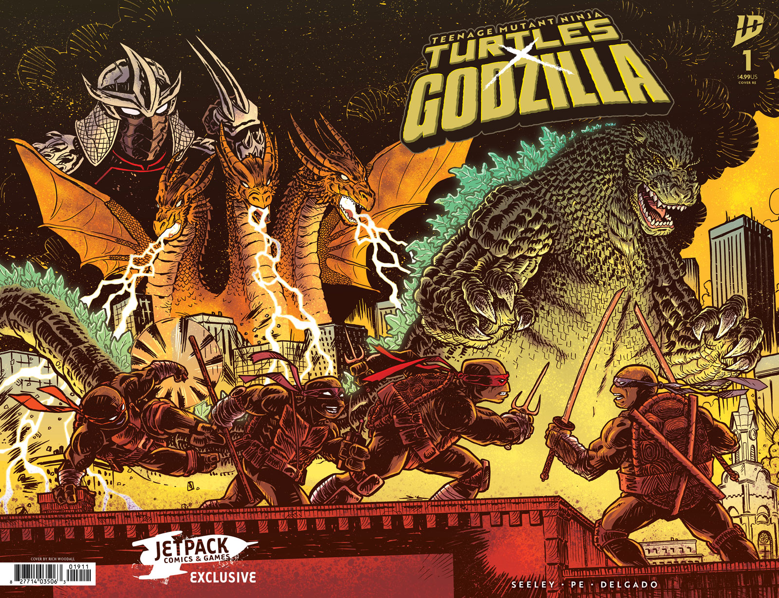 Jetpack - TMNT / GODZILLA RICH WOODALL CELEBRATION AT THE MEGASTORE ...