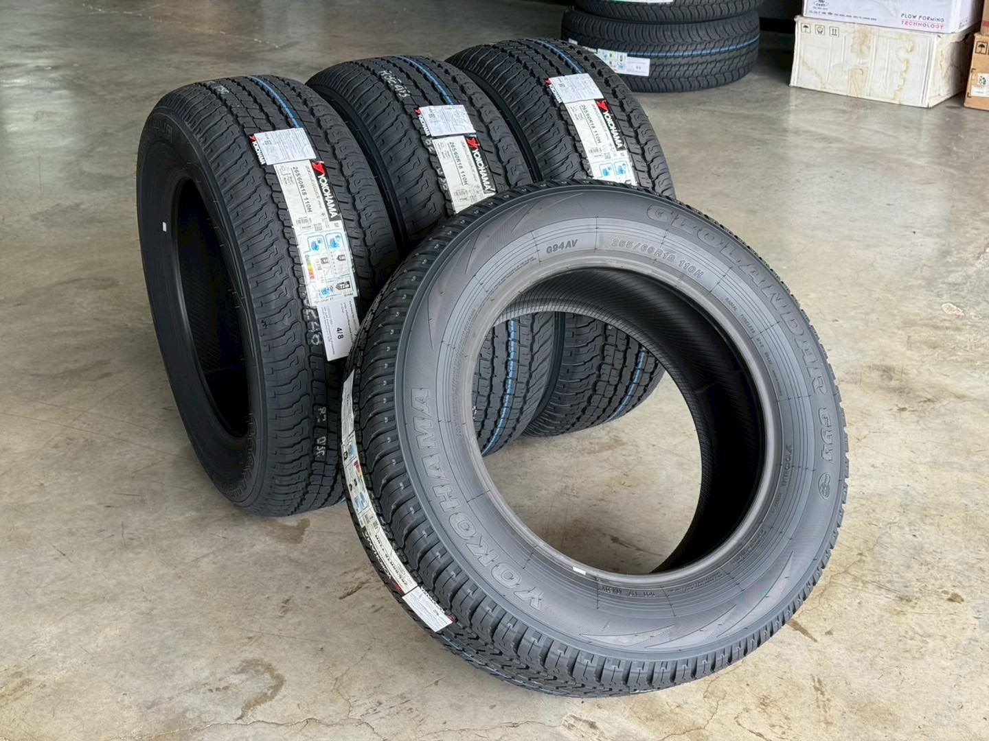 YOKOHAMA 265/60R18 GEOLANDAR G94AV 110H MADE IN THAILAND MAX LOAD 