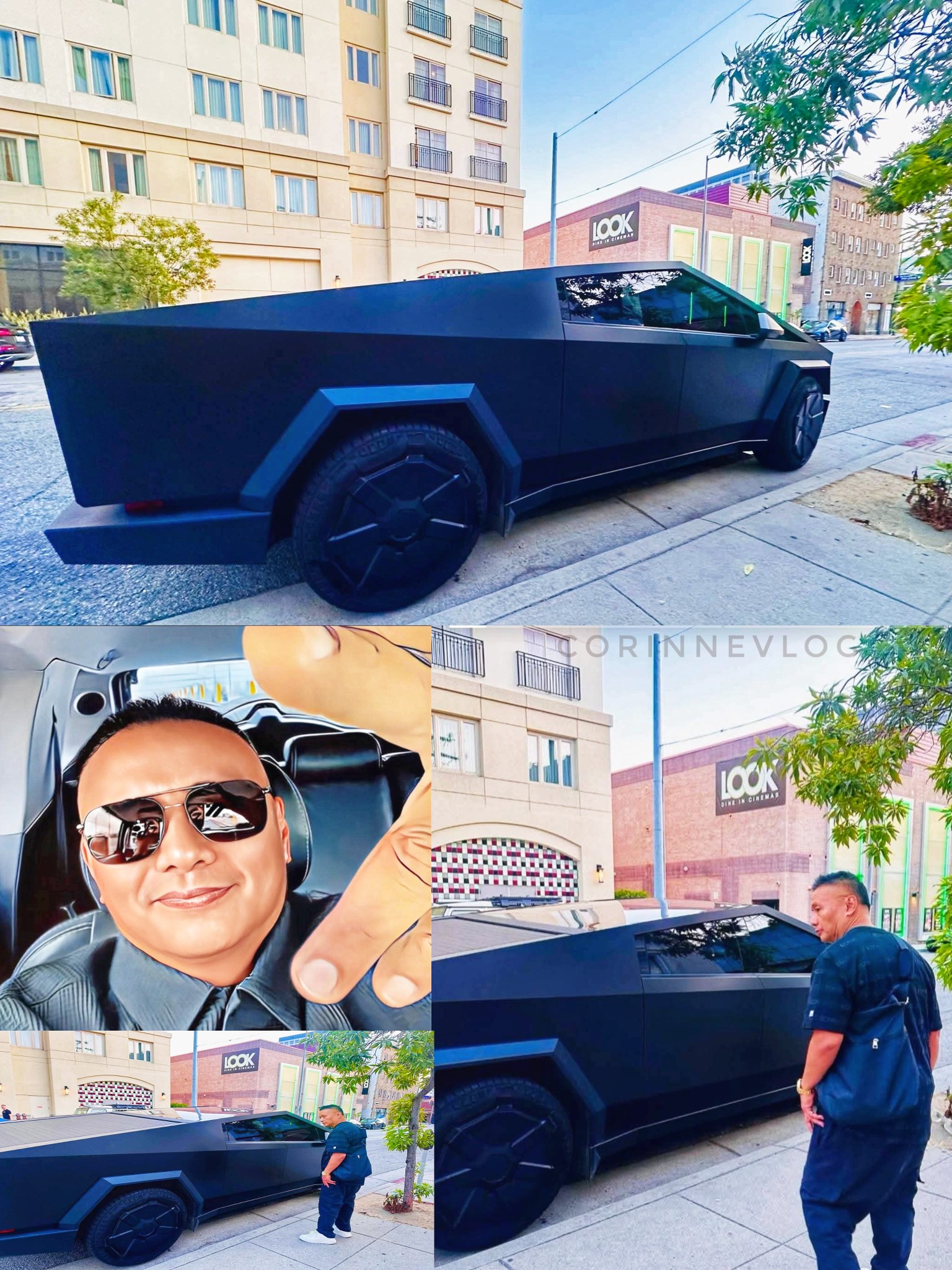 Corinne - ANDREW E. FLEXES CYBERTRUCK IN LA RAPPER Andrew E. showed off ...