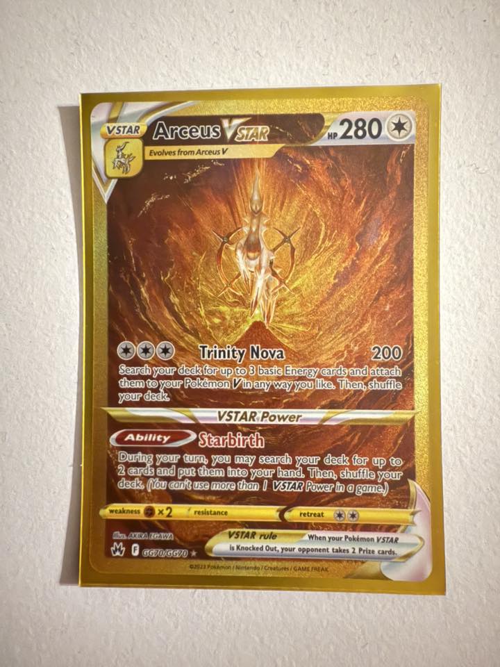 trinity nova pokmon card value Pokemon - Arceus VSTAR GG70/GG70 - Crown Zenith - Galarian Gallery -Secret Rare - Gold : Buy Online at Best Price in KSA shuffle your deck Hi everyone these are some