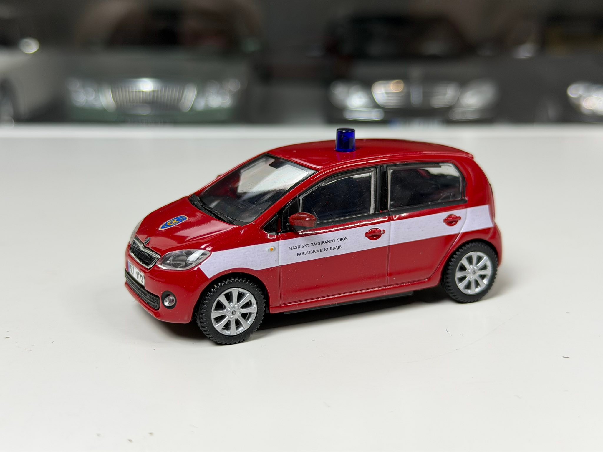 🔴 Škoda Citigo 5-door (Pardubice Region Fire Department) 📐 1:43