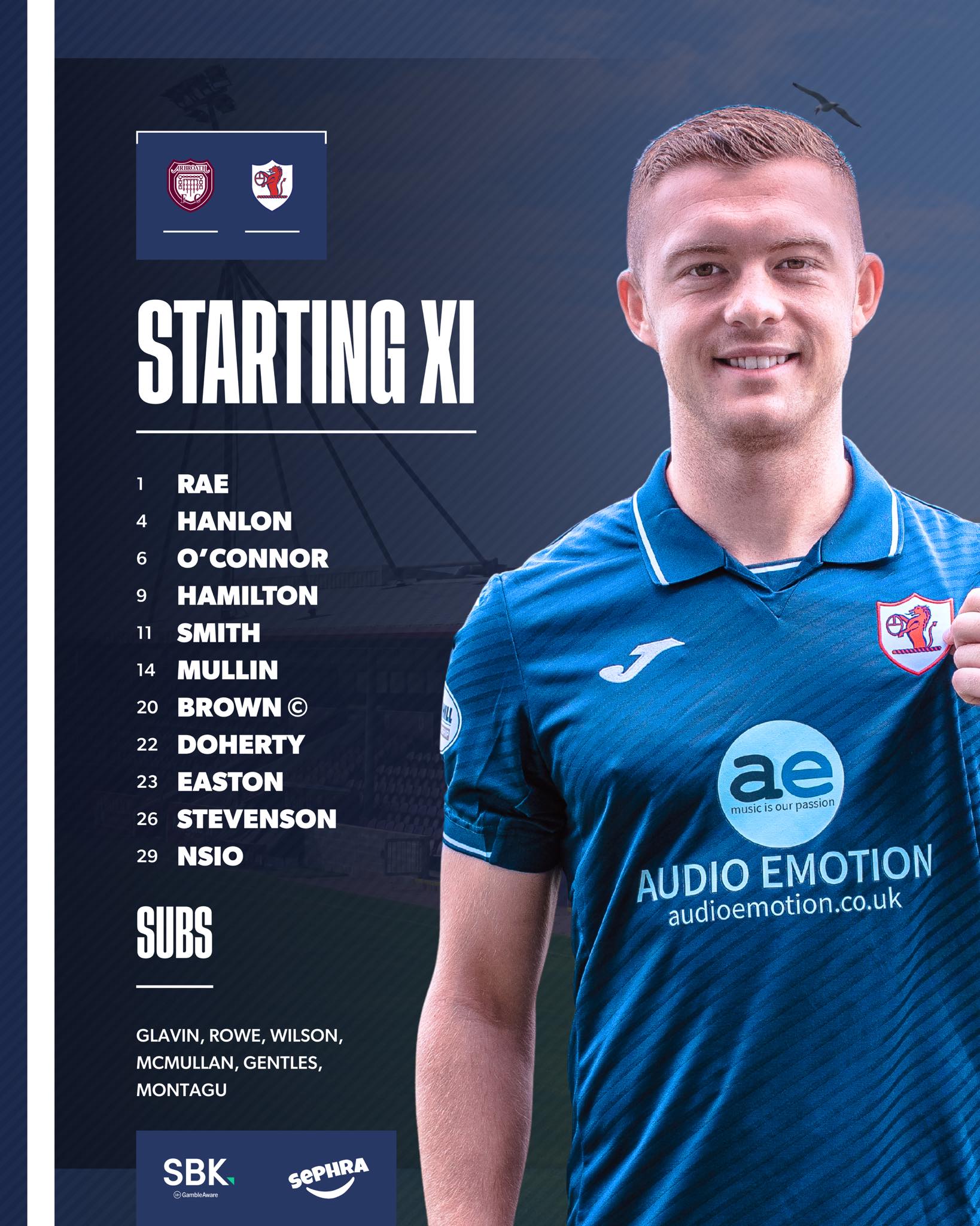 Raith Rovers FC - 📝 TEAM NEWS First start of the season... | Facebook