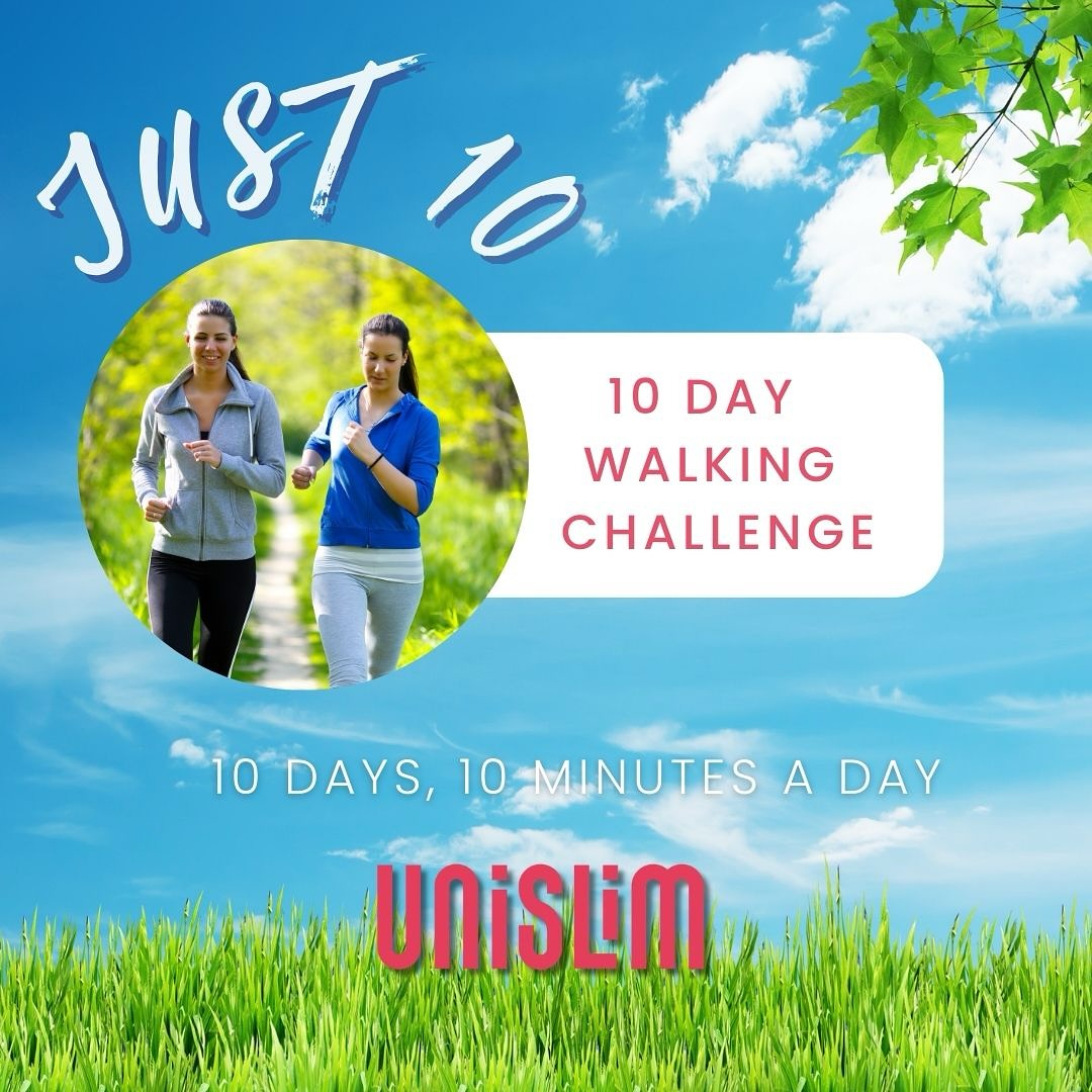 Unislim - Just 10 Walking challenge ☀️🚶‍♀️ You'd be foolish not to get ...