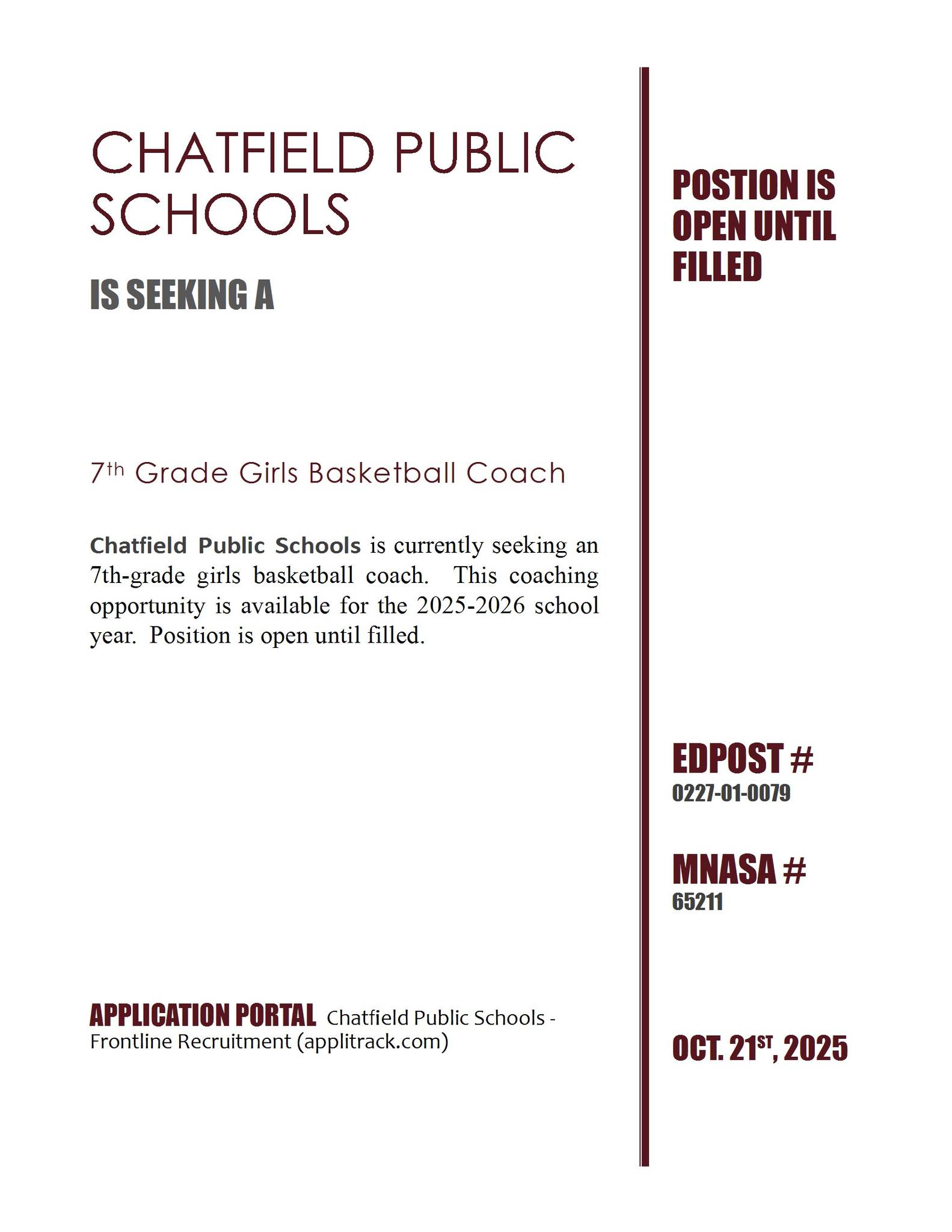 Chatfield Public Schools added... - Chatfield Public Schools