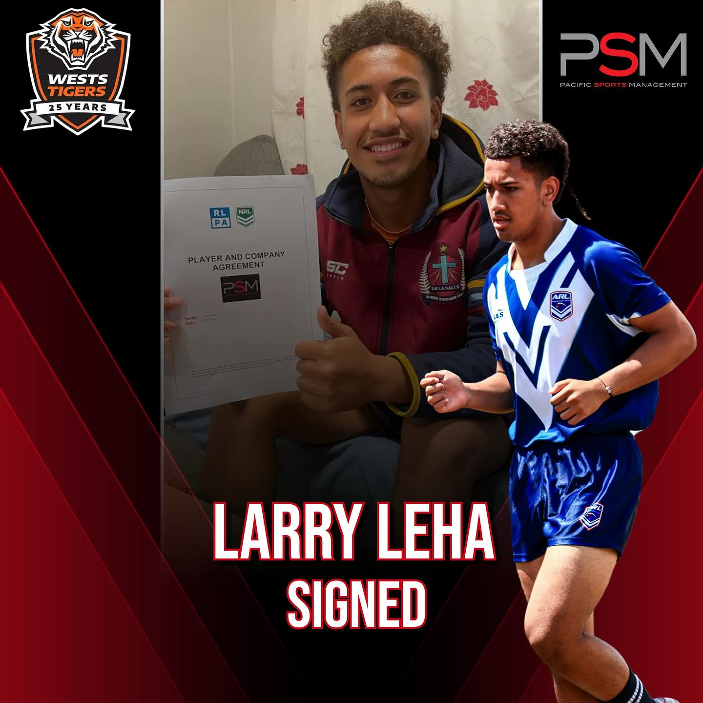 Pacific - Congratulations to PSM’s Larry Leha for signing a 2-year deal ...