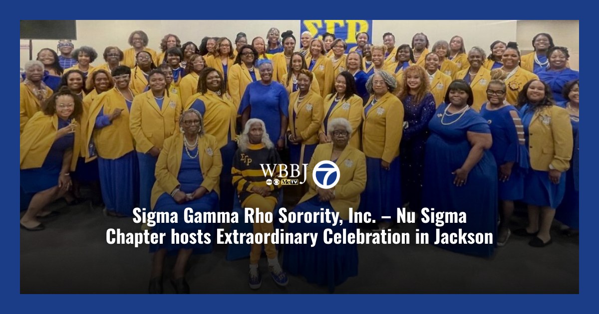 WBBJ - The Nu Sigma Chapter of Sigma Gamma Rho Sorority, Inc. delivered ...