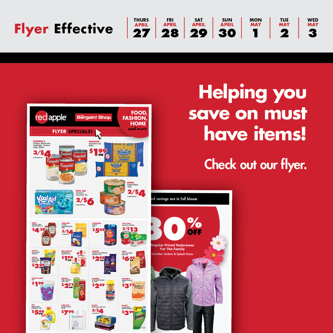 Check out our Digital Flyer for great... The Bargain Shop
