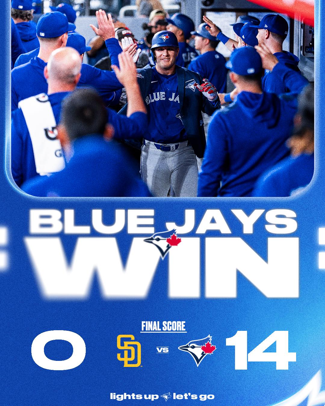 blue jays score