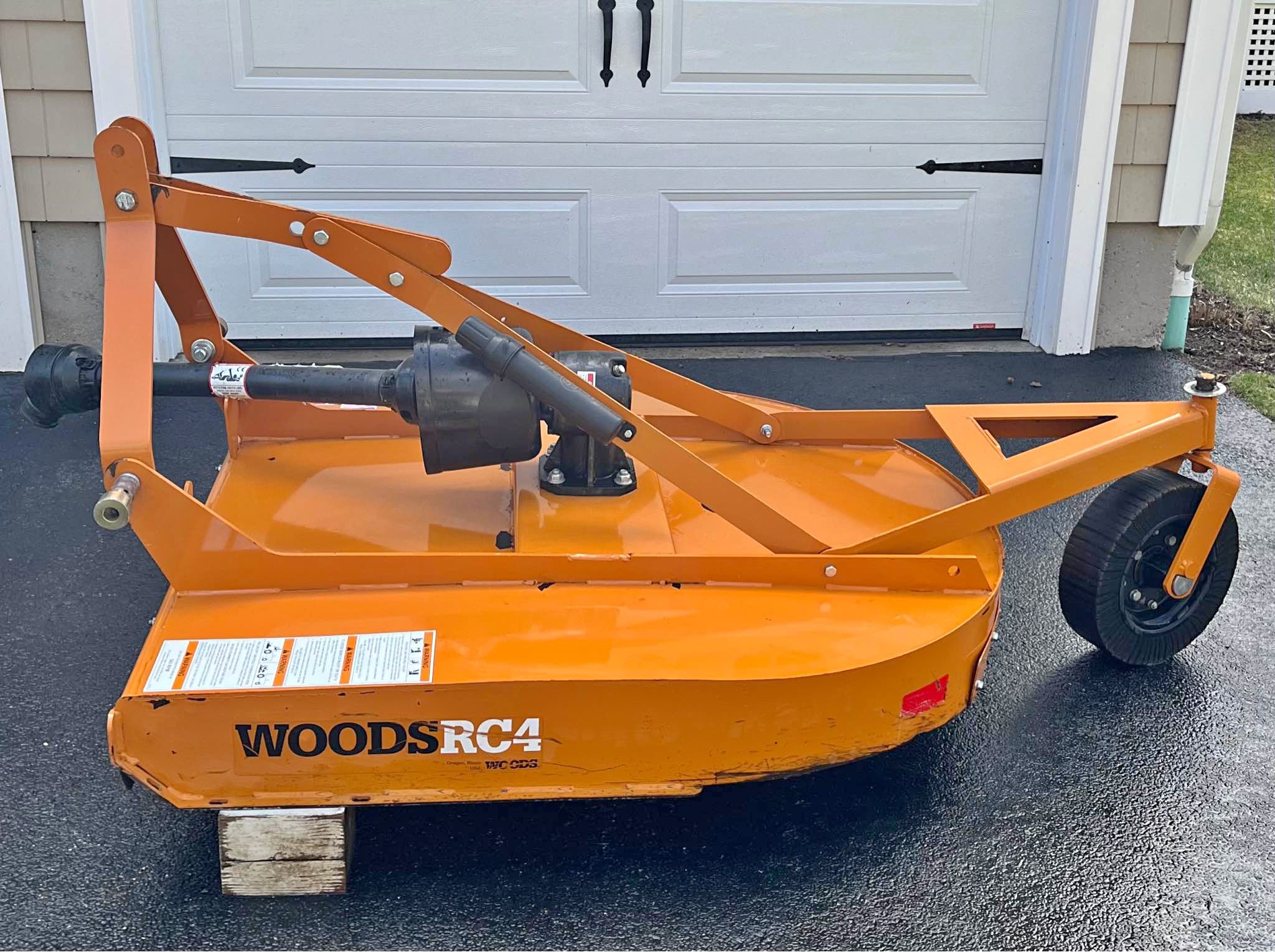 Brush hog rotary cutter 4 foot Woods RC4 - Edgers - Goshen, Connecticut ...