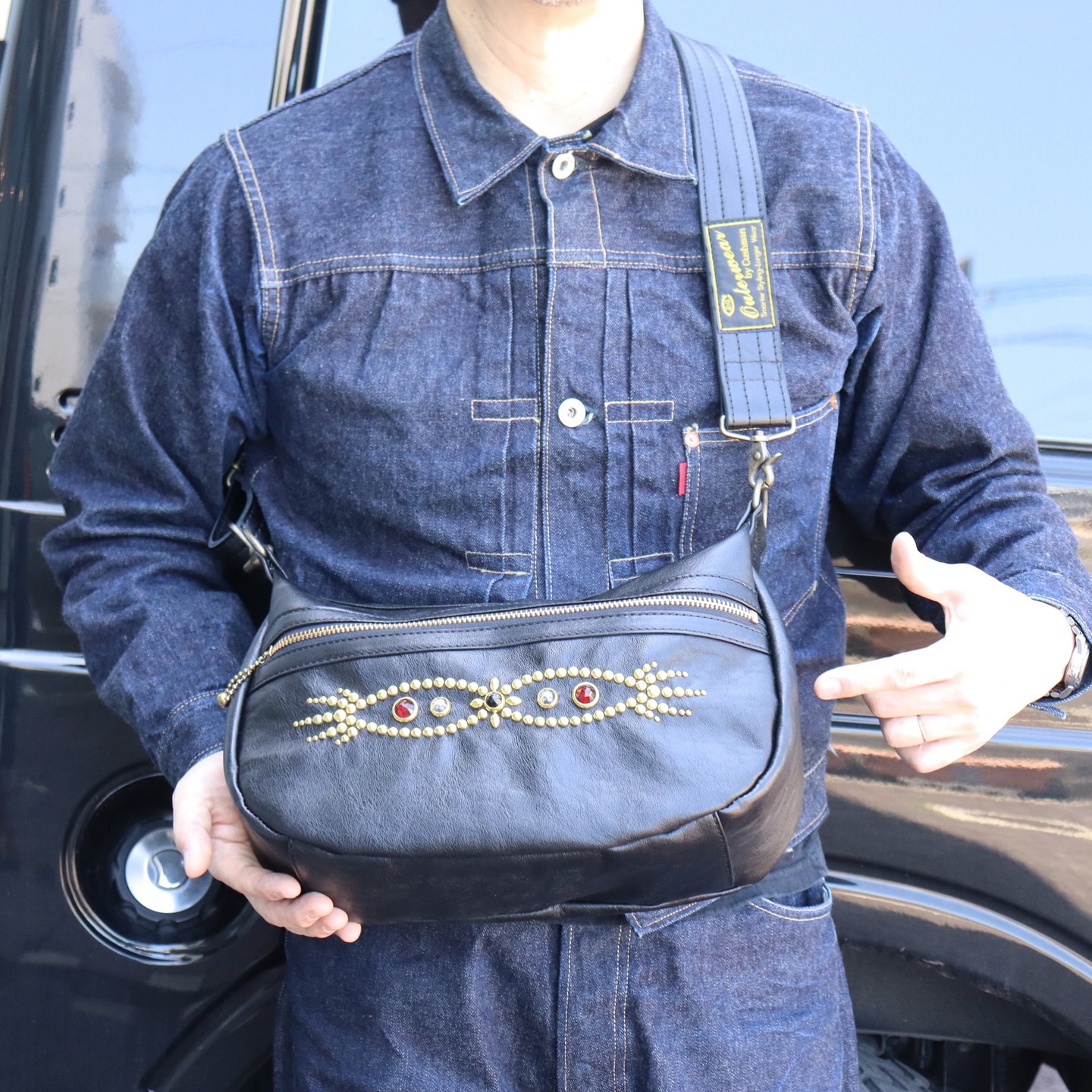 CUSHMAN クッシュマン ⁡ ⁡ クッシュマンのレザーショルダーバッグのご 