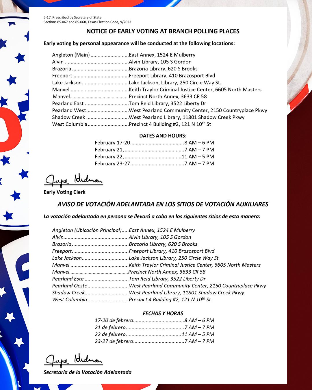 City - Election Day for the Joint Primary Election is March 3, 2026 ...