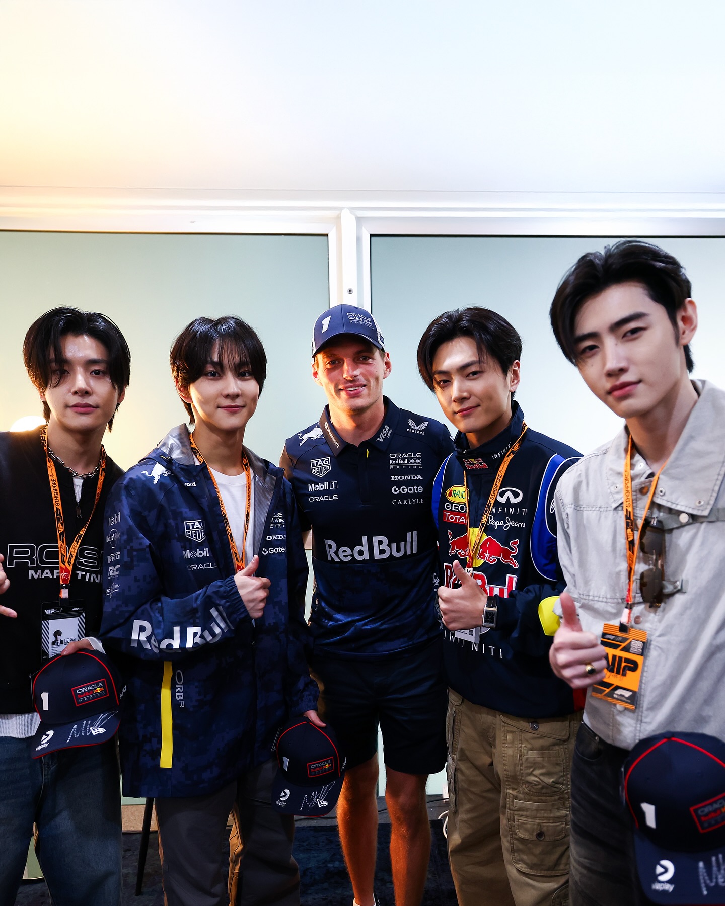 ENHYPEN X RED BULL RACING 🤩 LOOK: ENHYPEN's Jay, Jungwon