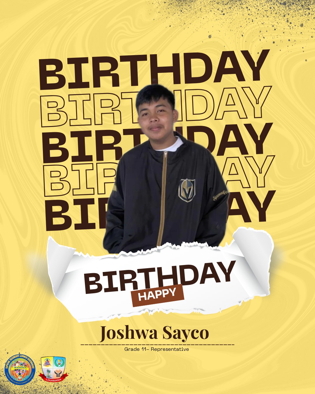 Ramon - 🎉 Happy Birthday to our Grade 11 Representative! 🎉 We wish you ...