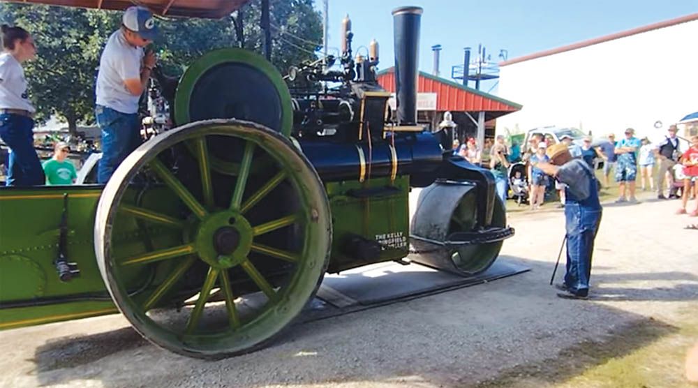 FARM - Steam Engine Rolls Out Printed Images One of only four 1905 ...