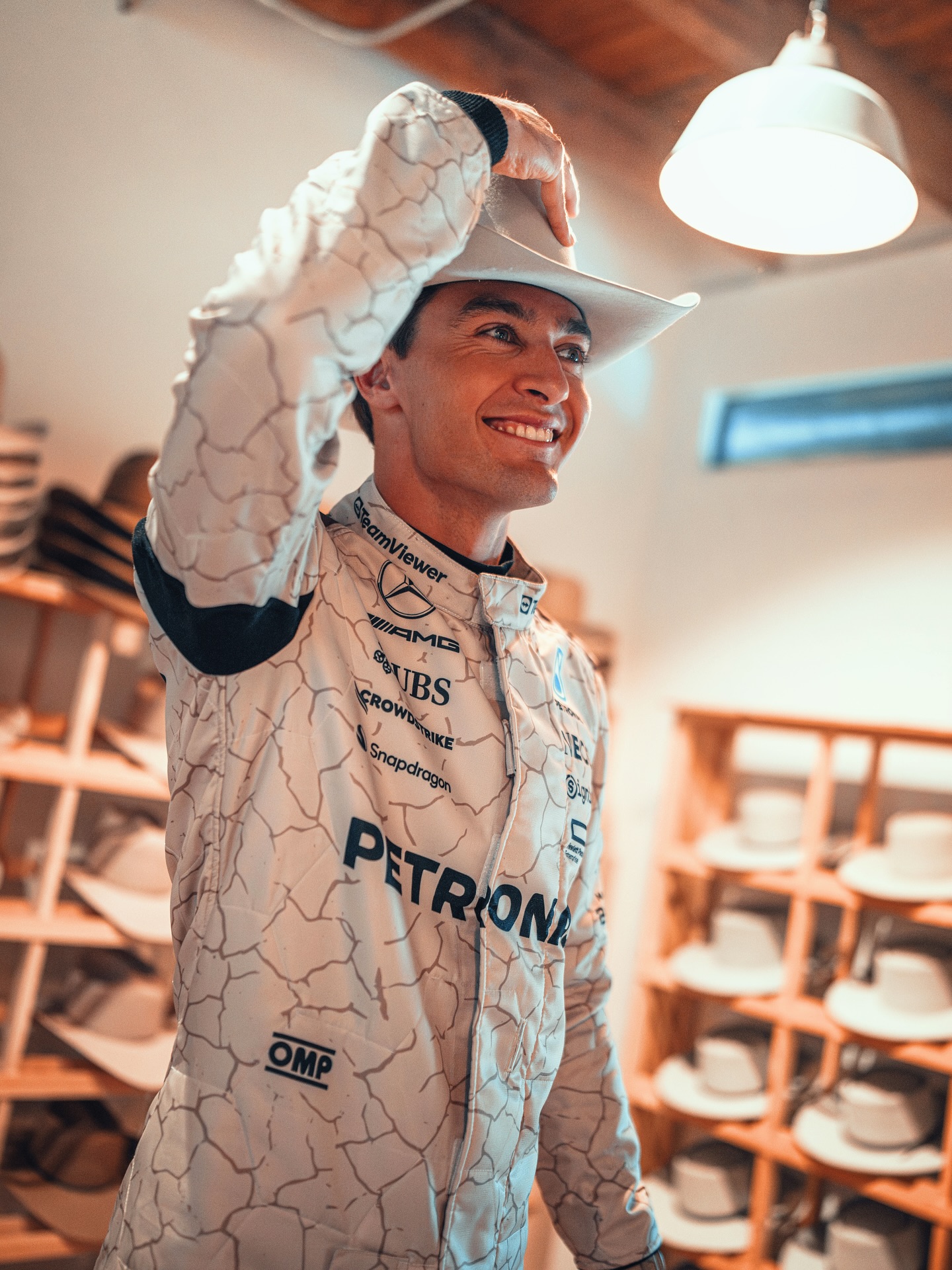 Howdy, Sheriff! 🫡 Ready to... - Mercedes-AMG Petronas F1 Team | Facebook