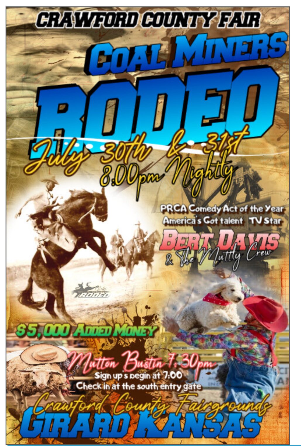 Day sheets for the Crawford co fair &... - High Stakes Rodeo | Facebook