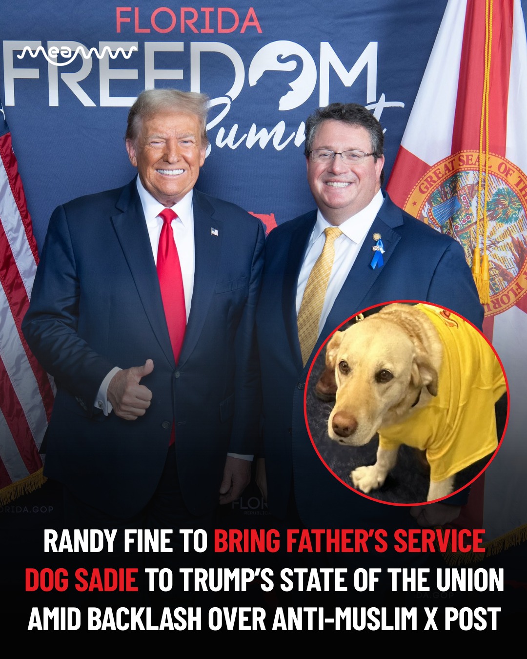 MEAWW - Rep. Randy Fine announced that he will bring his father, Alan ...