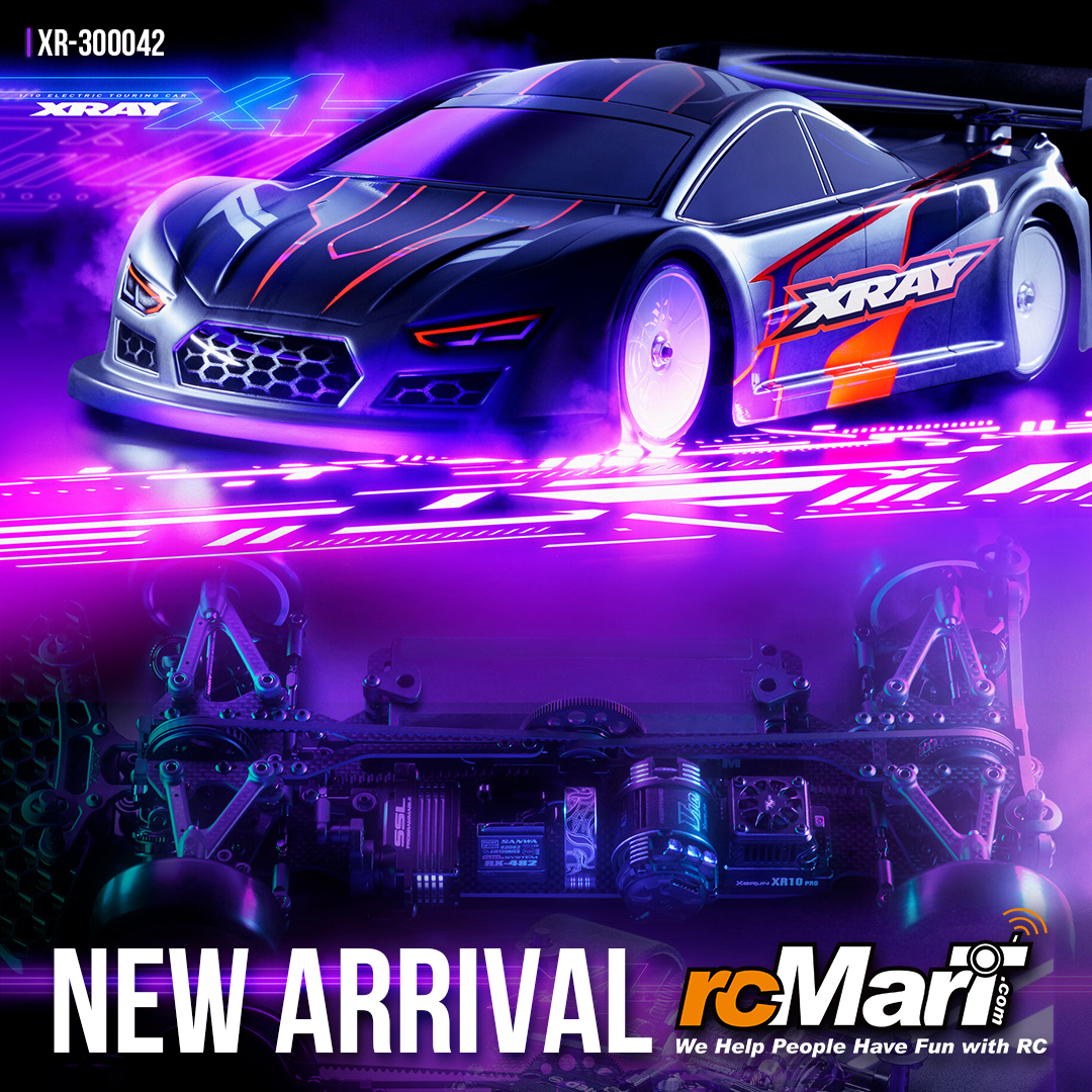 rcMart香港 - Xray 新返 X4 2026 Specs 豪華碳纖版 1/10 電房賽車套件 XR-300042！ 減重 30g 同時 ...
