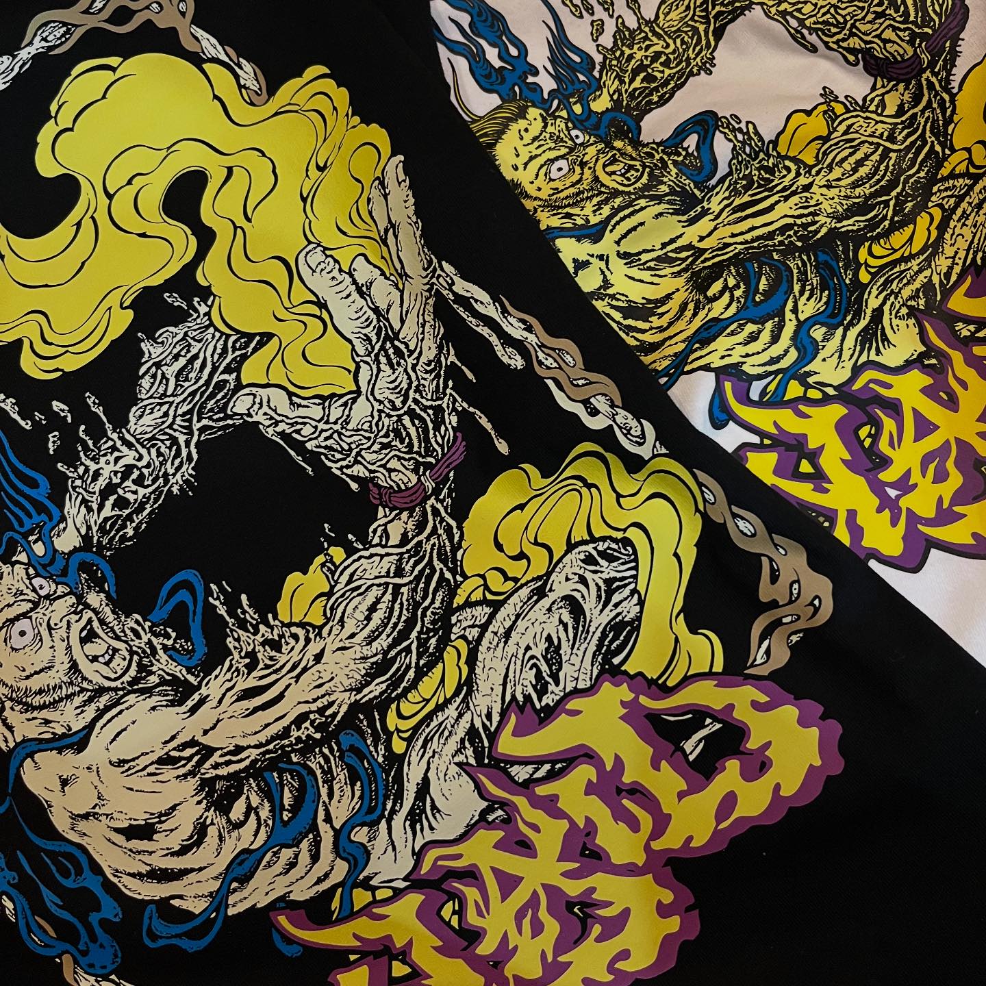 TOM Tシャツ TOM 80年代ハードコアパンクのフライヤー等を手掛けた 