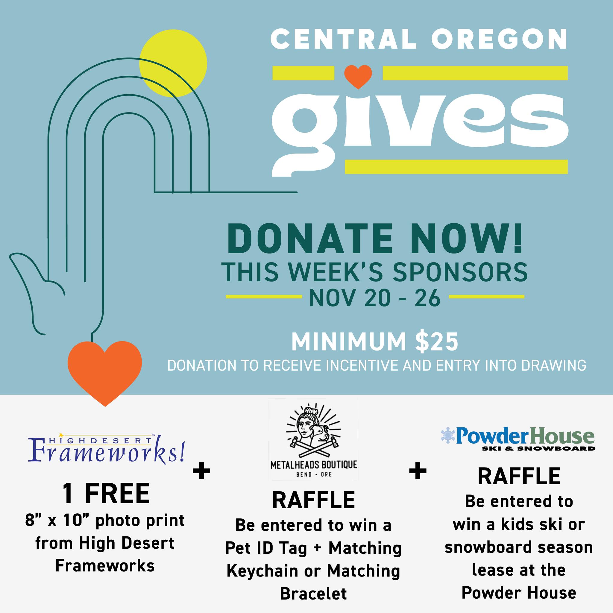 Every - 🌟 It’s officially Week Three of the Central Oregon Gives ...