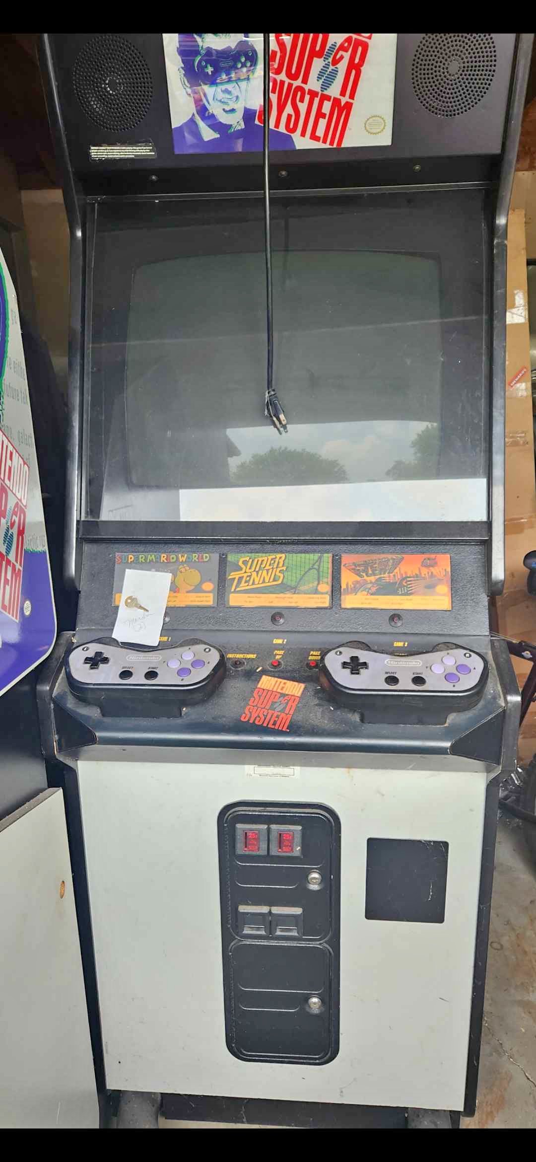 RARE Nintendo Super System arcade stand up cabinet machine Super ...