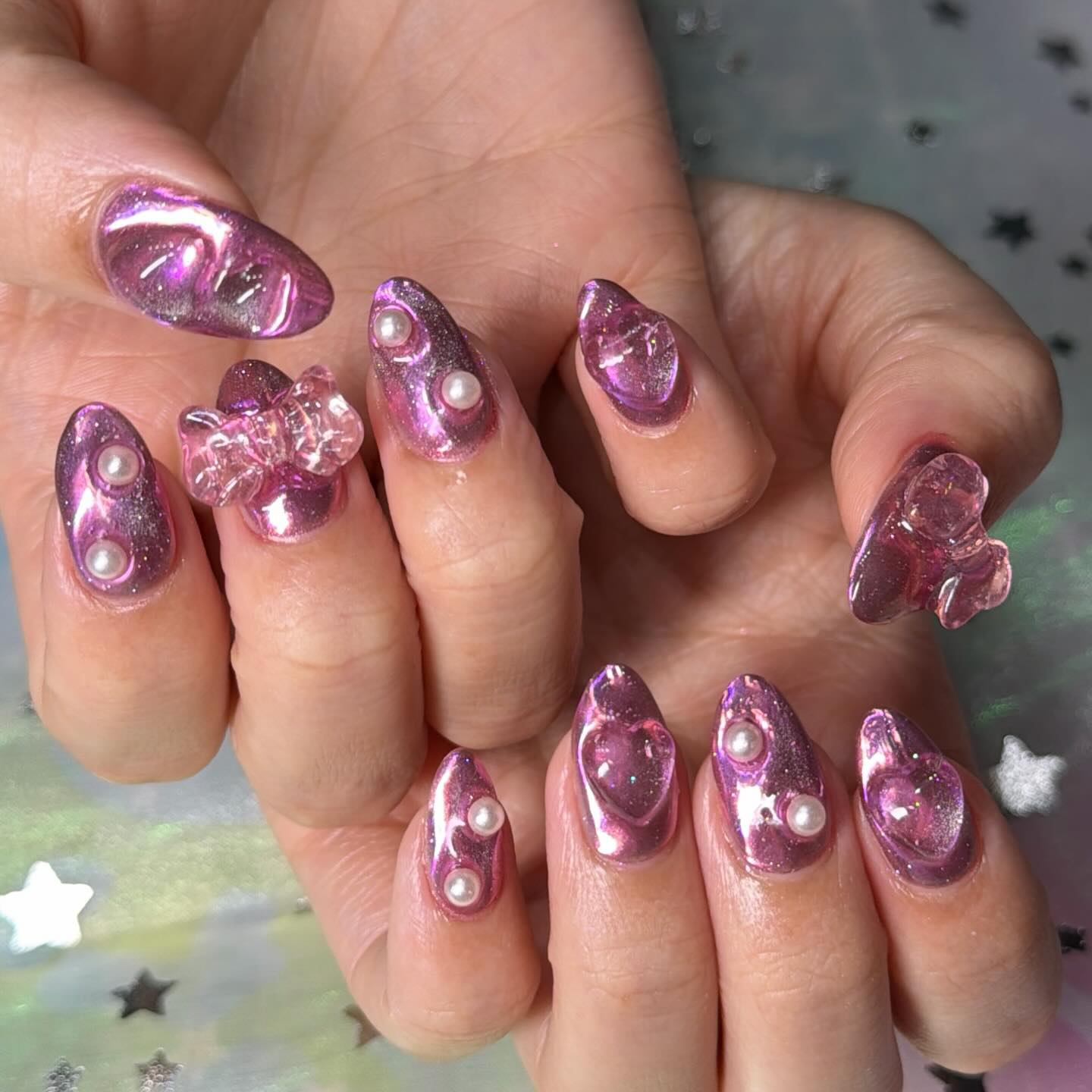 ピンクーー！！！😍❤️ これはミラーとかマグネットとかオーロラとか