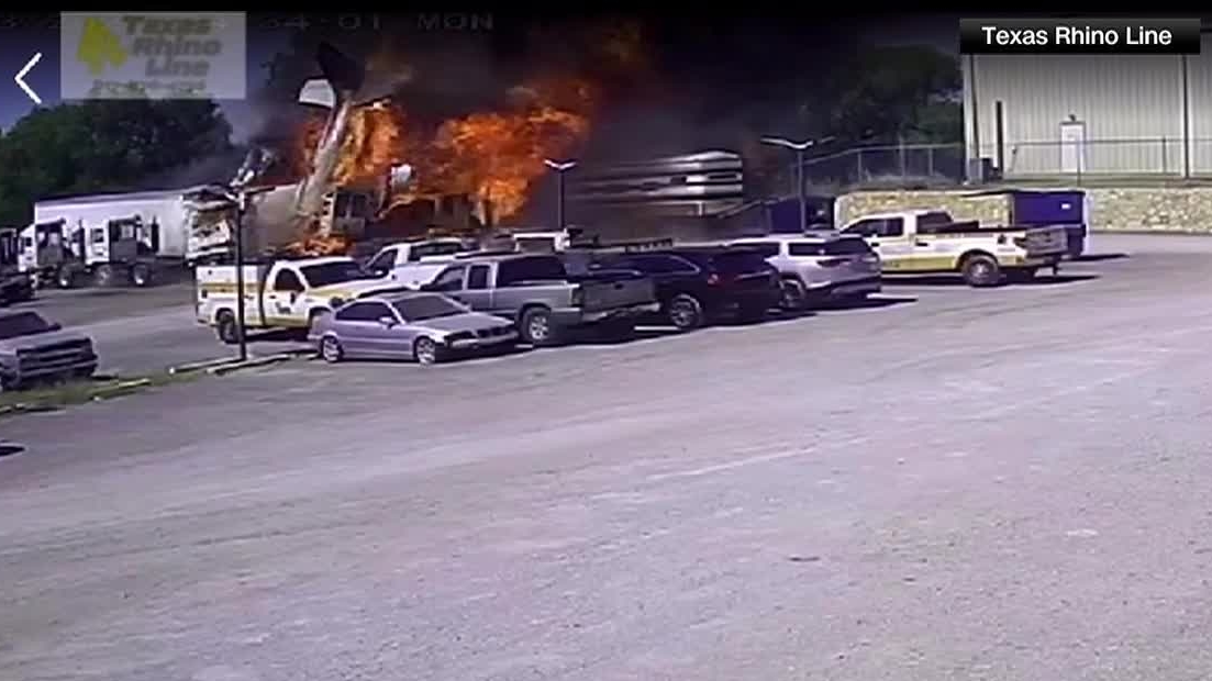 FOX - Plane seen exploding after crashing into semitruck; both ...