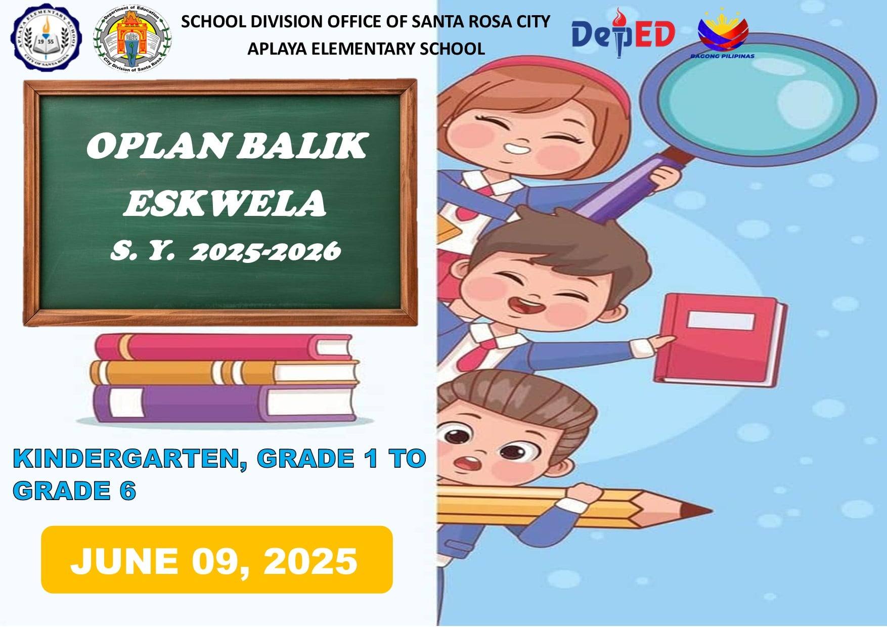 DepEd Tayo Aplaya... - DepEd Tayo Aplaya ES-Santa Rosa City