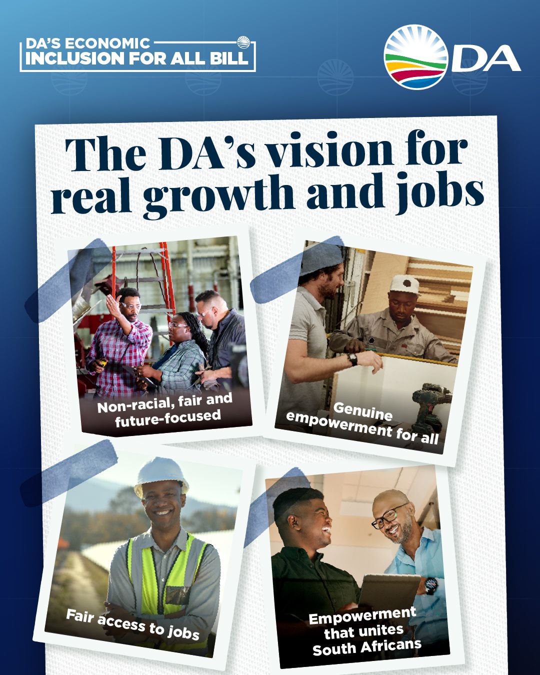 Democratic - 📌 The DA’s new Economic Inclusion for All Bill is a bold ...