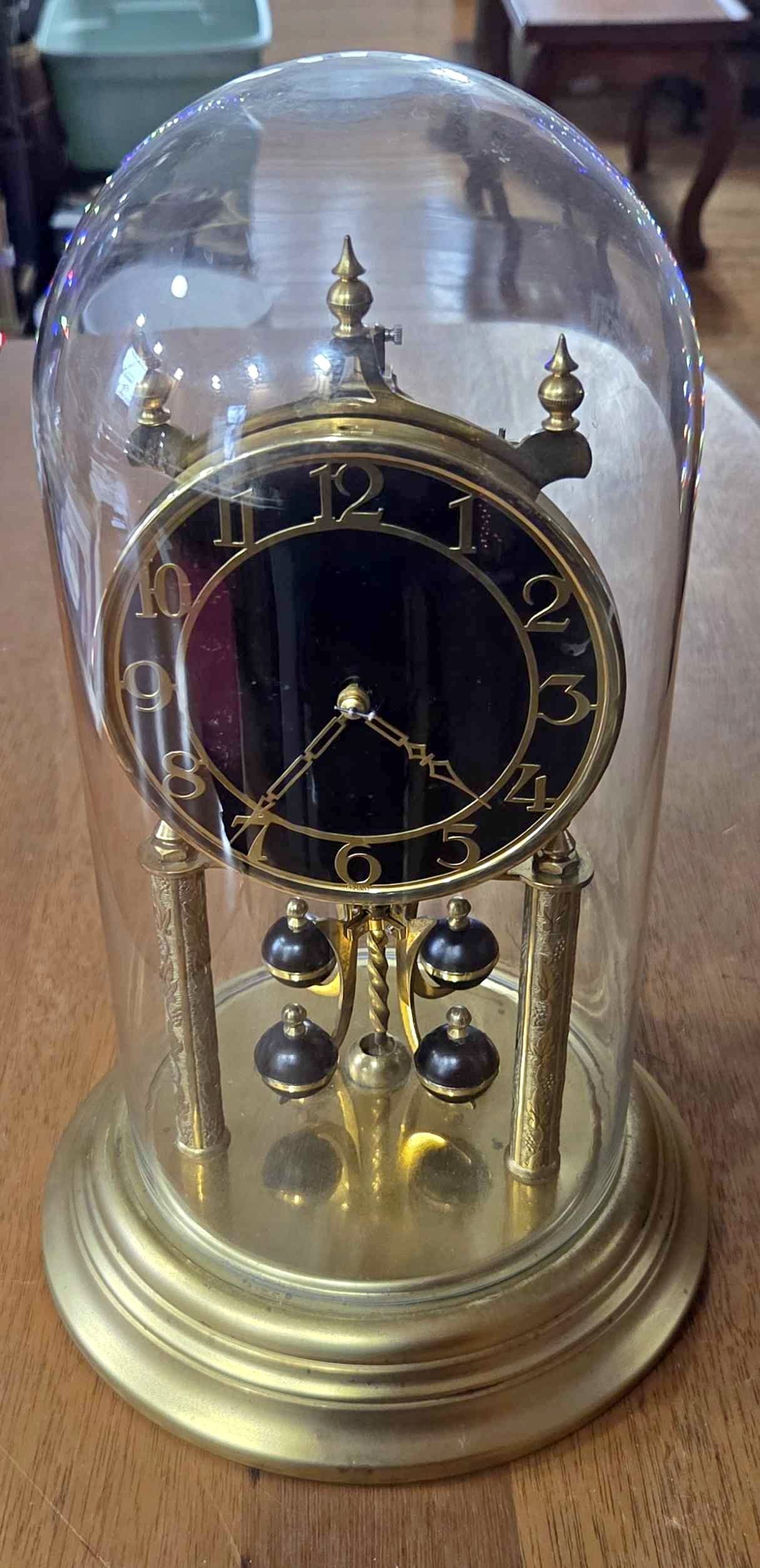 Vintage Anniversary Clock. 400 Day Kieninger & Obergfell - Desk, Mantel ...