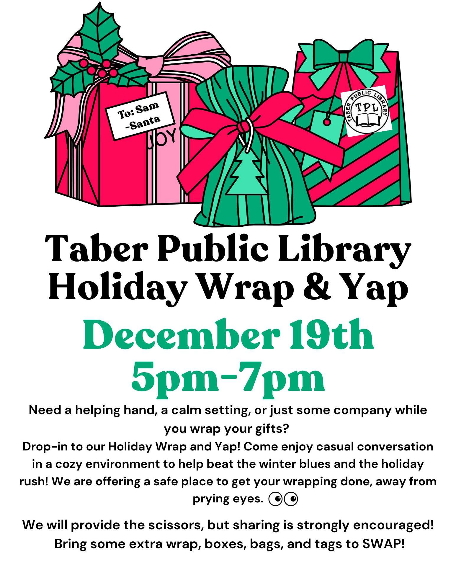 Taber Public Library added a new photo. - Taber Public Library