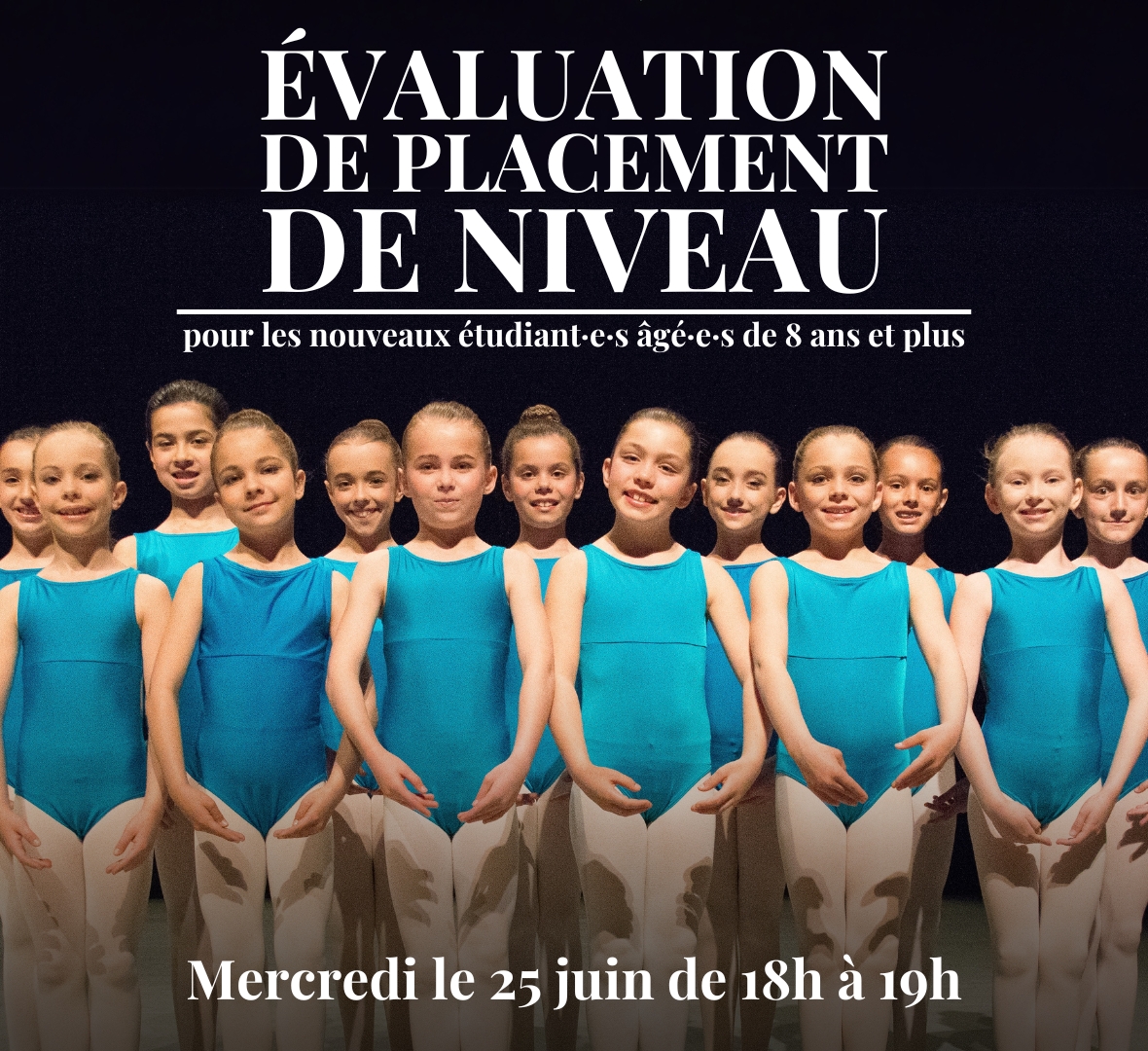 École - Nous sommes ravis d'annoncer que les évaluations de niveau pour ...