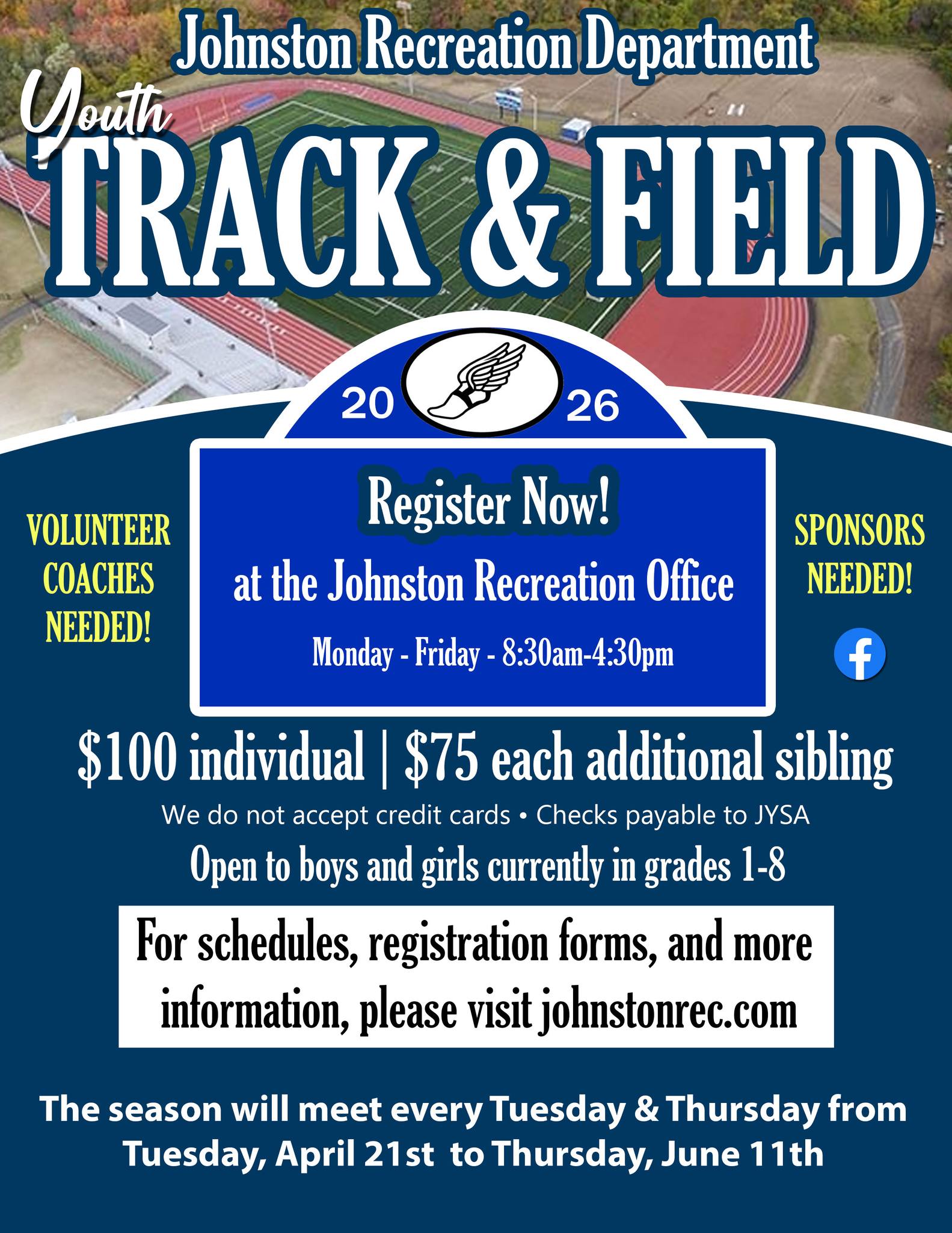 Track and Field Registration